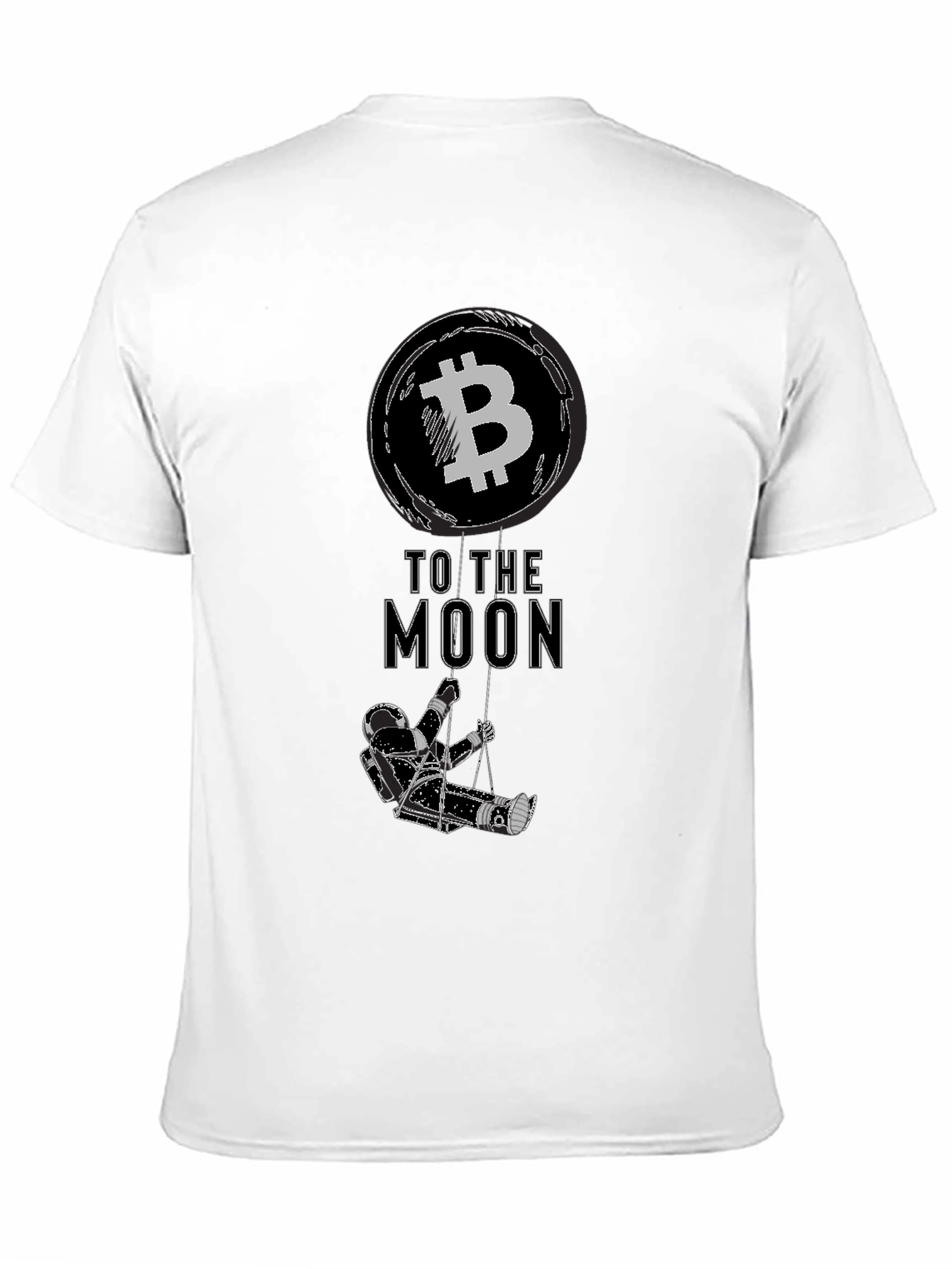 Bitcoin to the Moon Graphic Tee