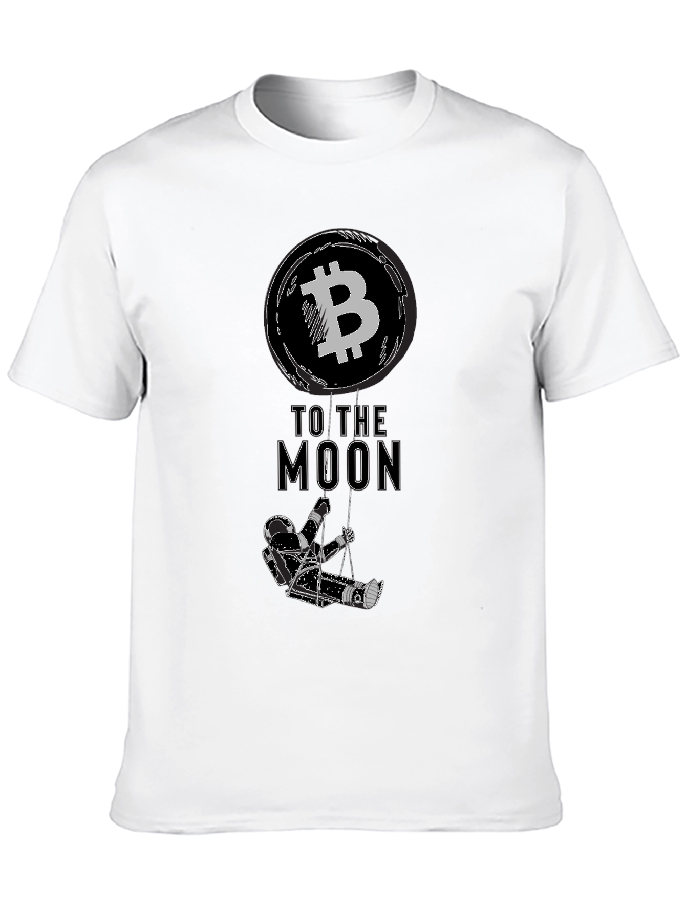 Bitcoin to the Moon Graphic Tee