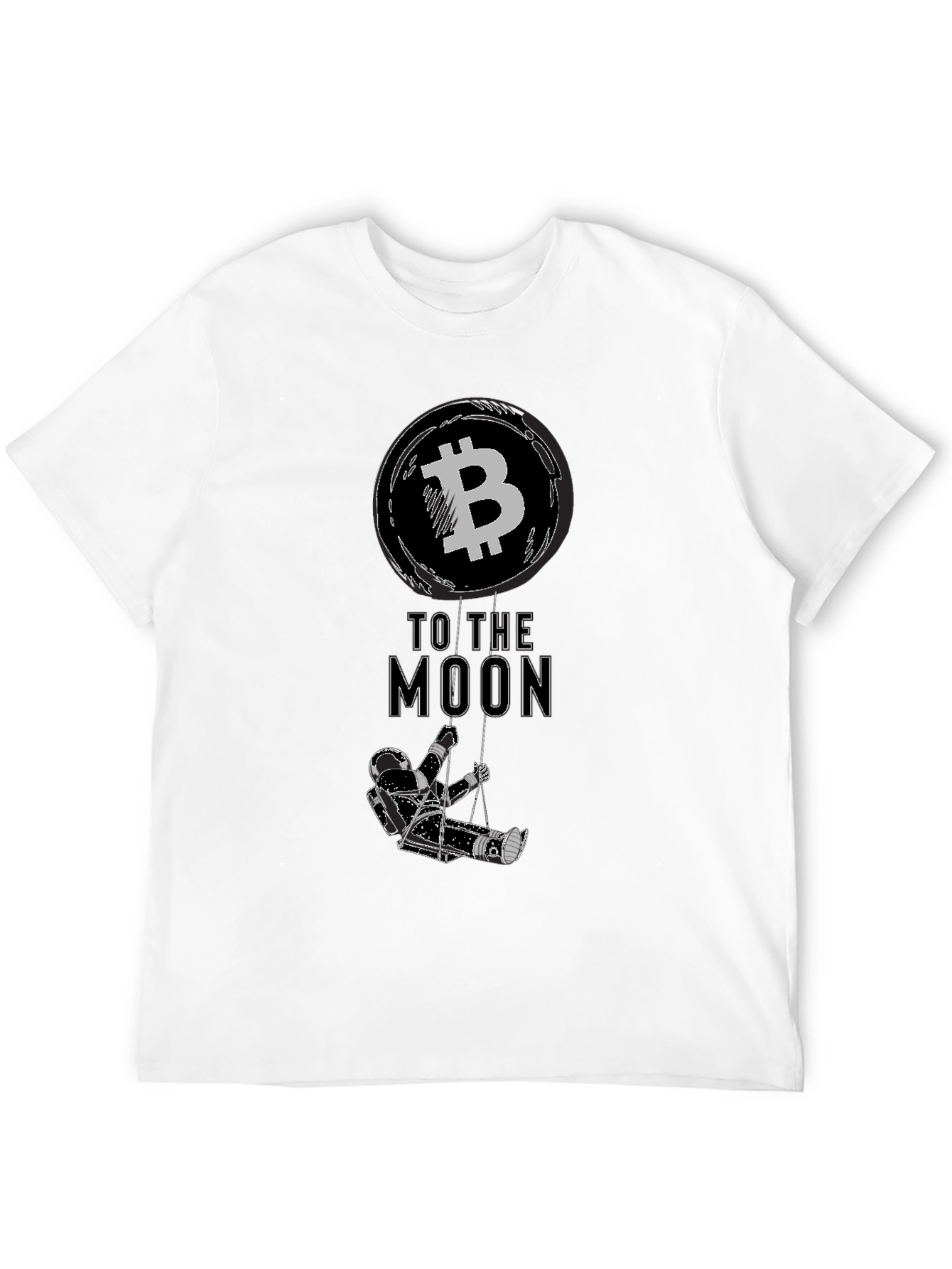 Bitcoin to the Moon Graphic Tee