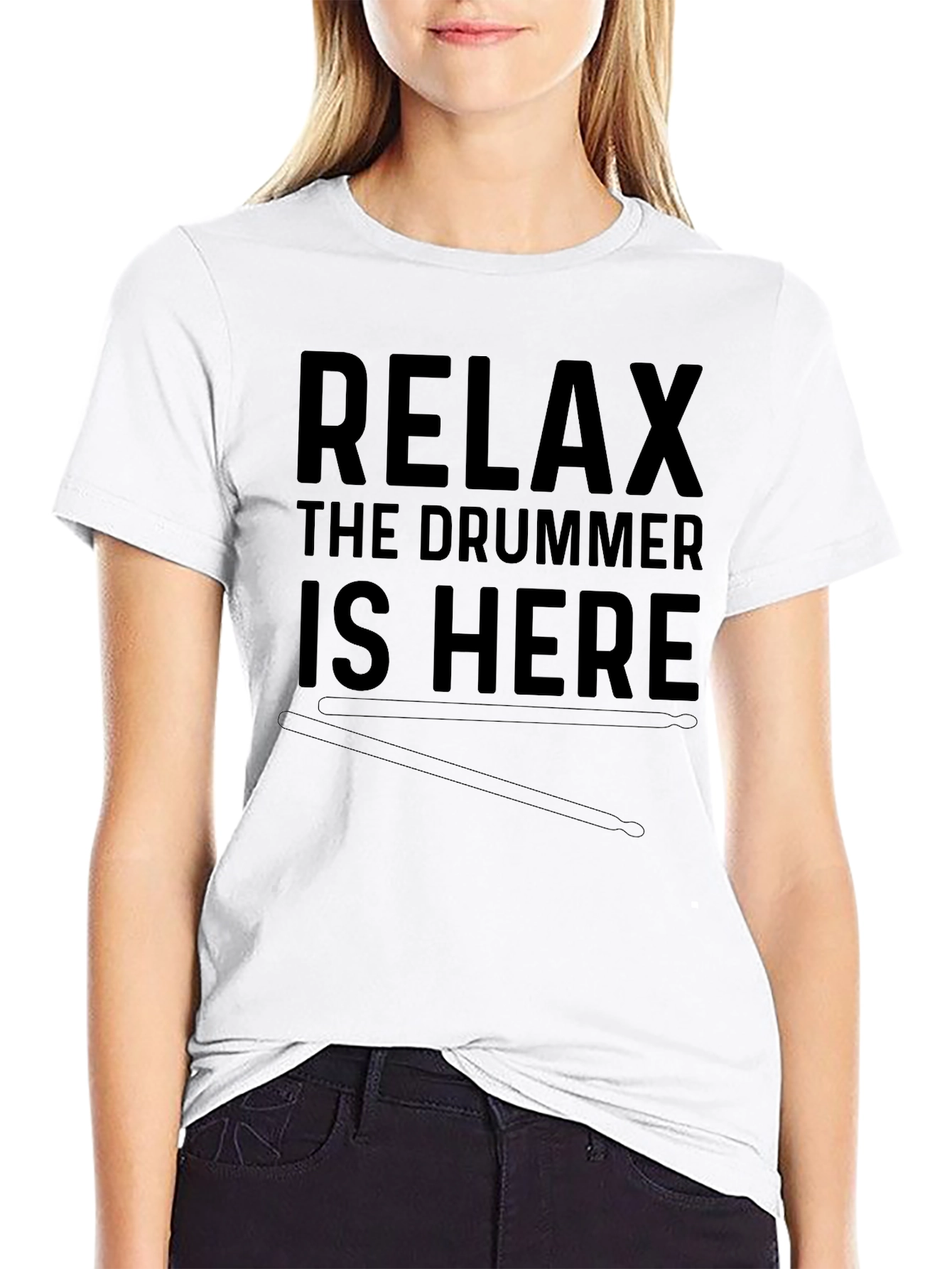 Relax The Drummer Is Here T-Shirt