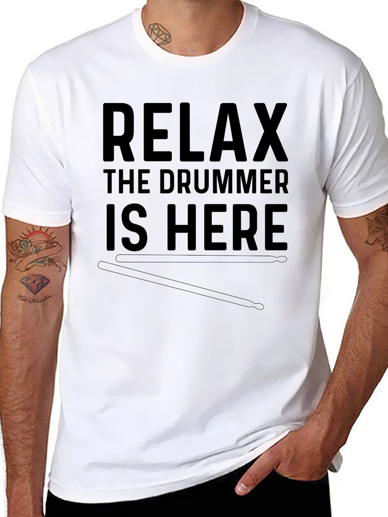 Relax The Drummer Is Here T-Shirt