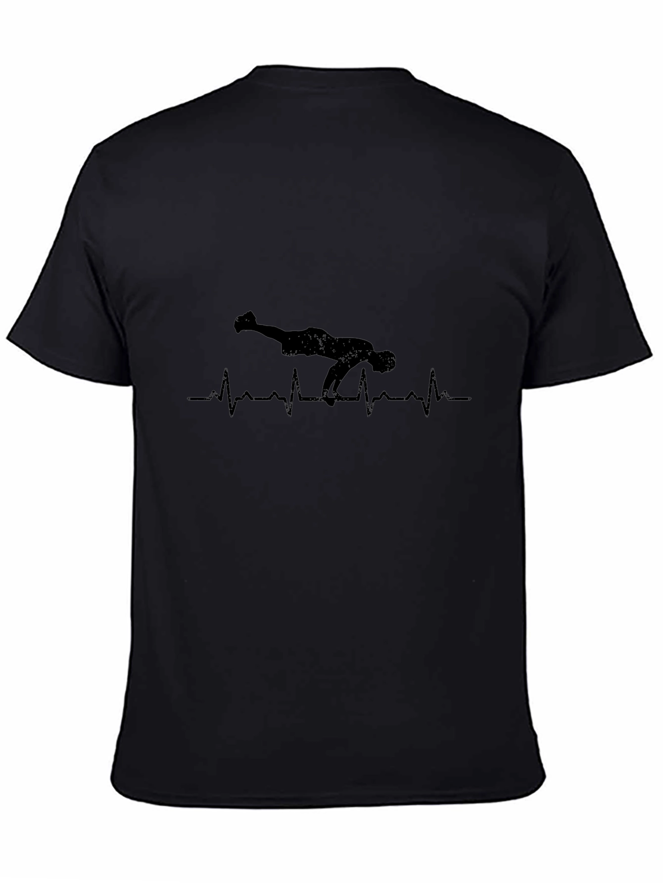 Breakdance Heartbeat T-Shirt - Black