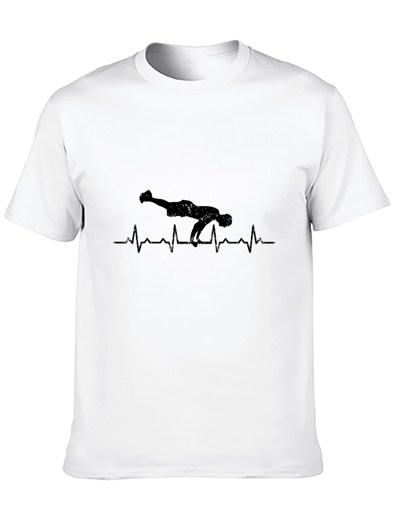 Breakdance Heartbeat T-Shirt - Black