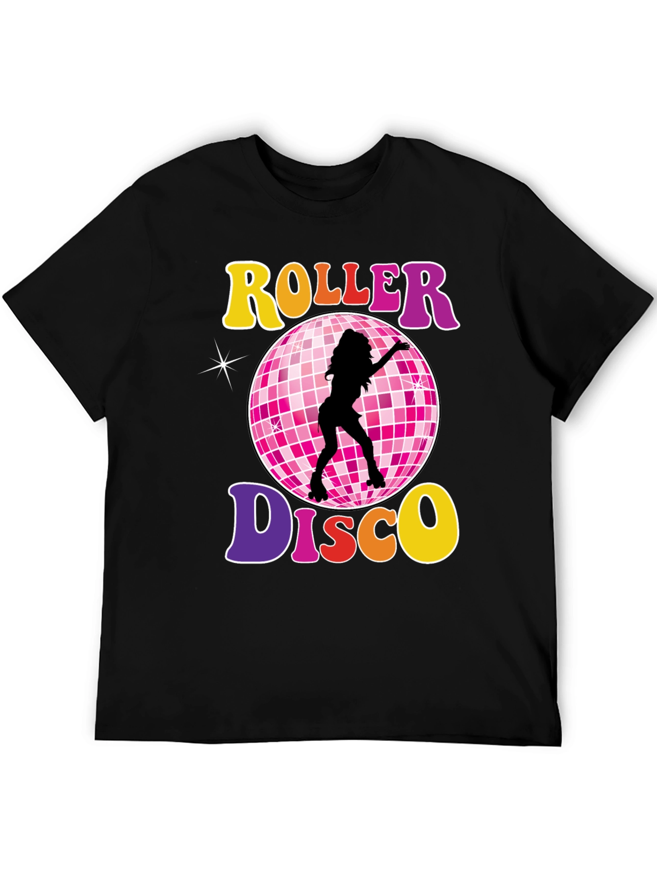 Retro Roller Disco T-Shirt - 70s Style Tee