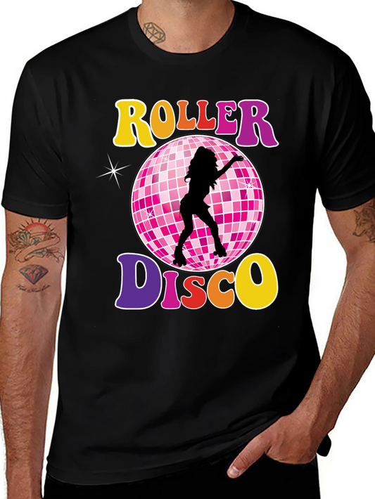 Retro Roller Disco T-Shirt - 70s Style Tee