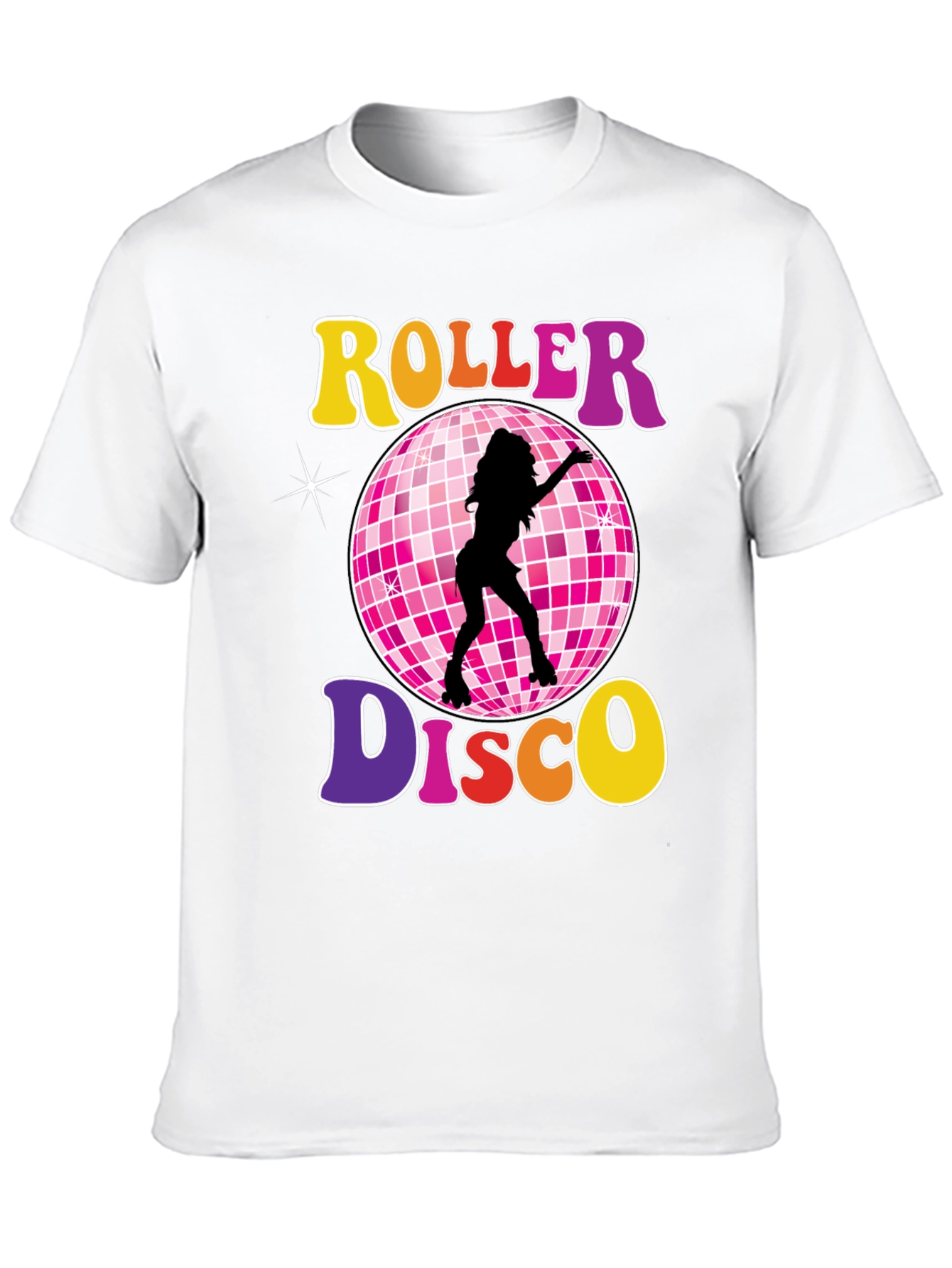 Retro Roller Disco T-Shirt - 70s Style Tee
