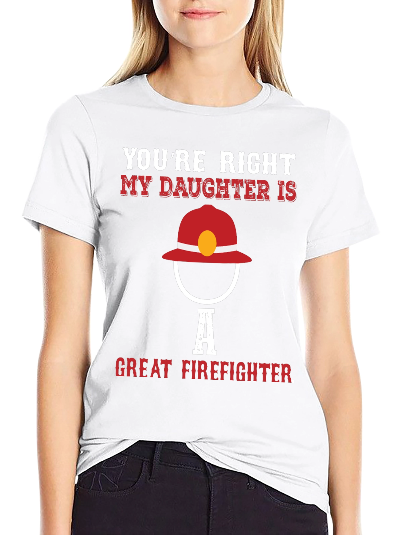 My Daughter is a Great Firefighter T-Shirt