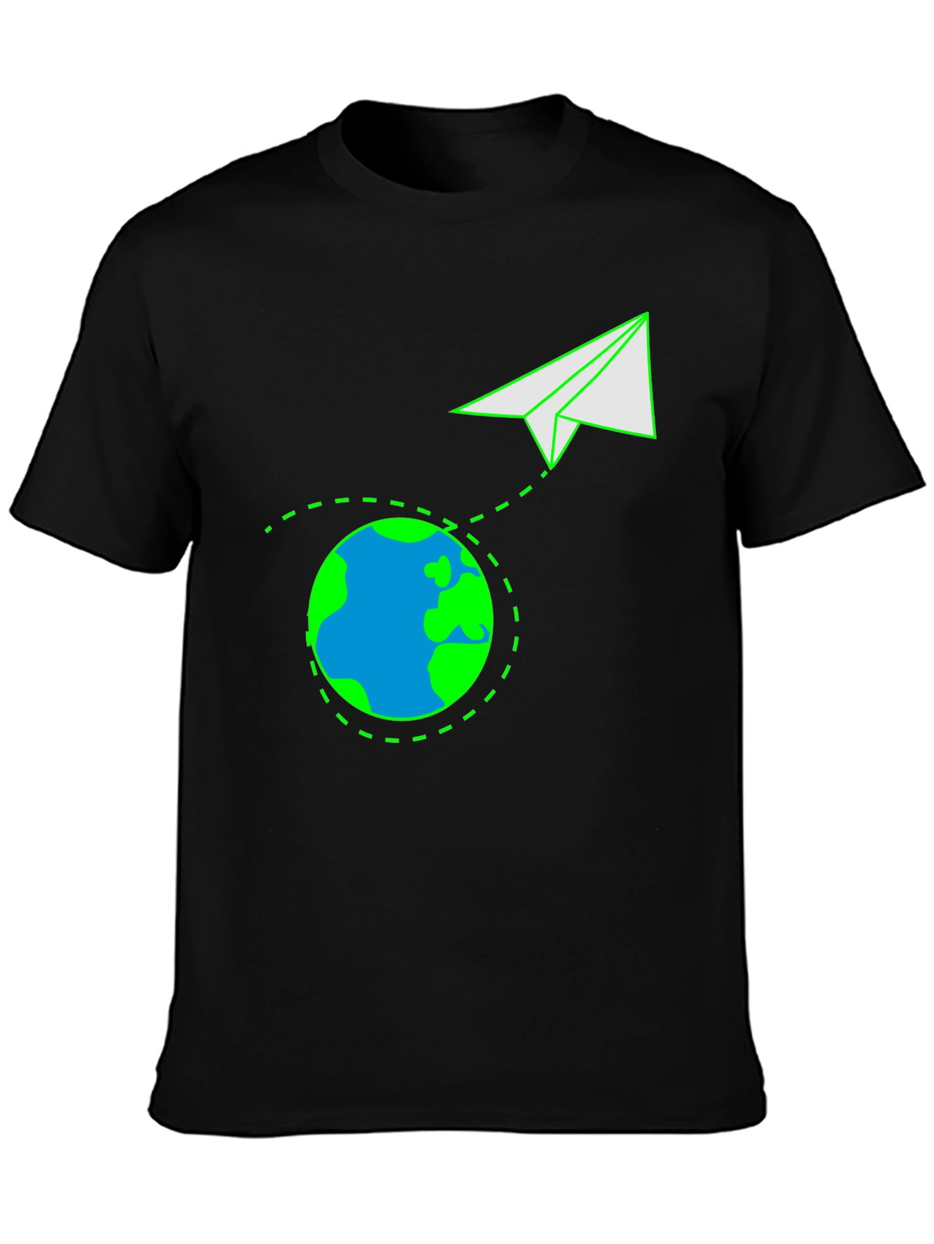 Around the World Paper Airplane T-Shirt