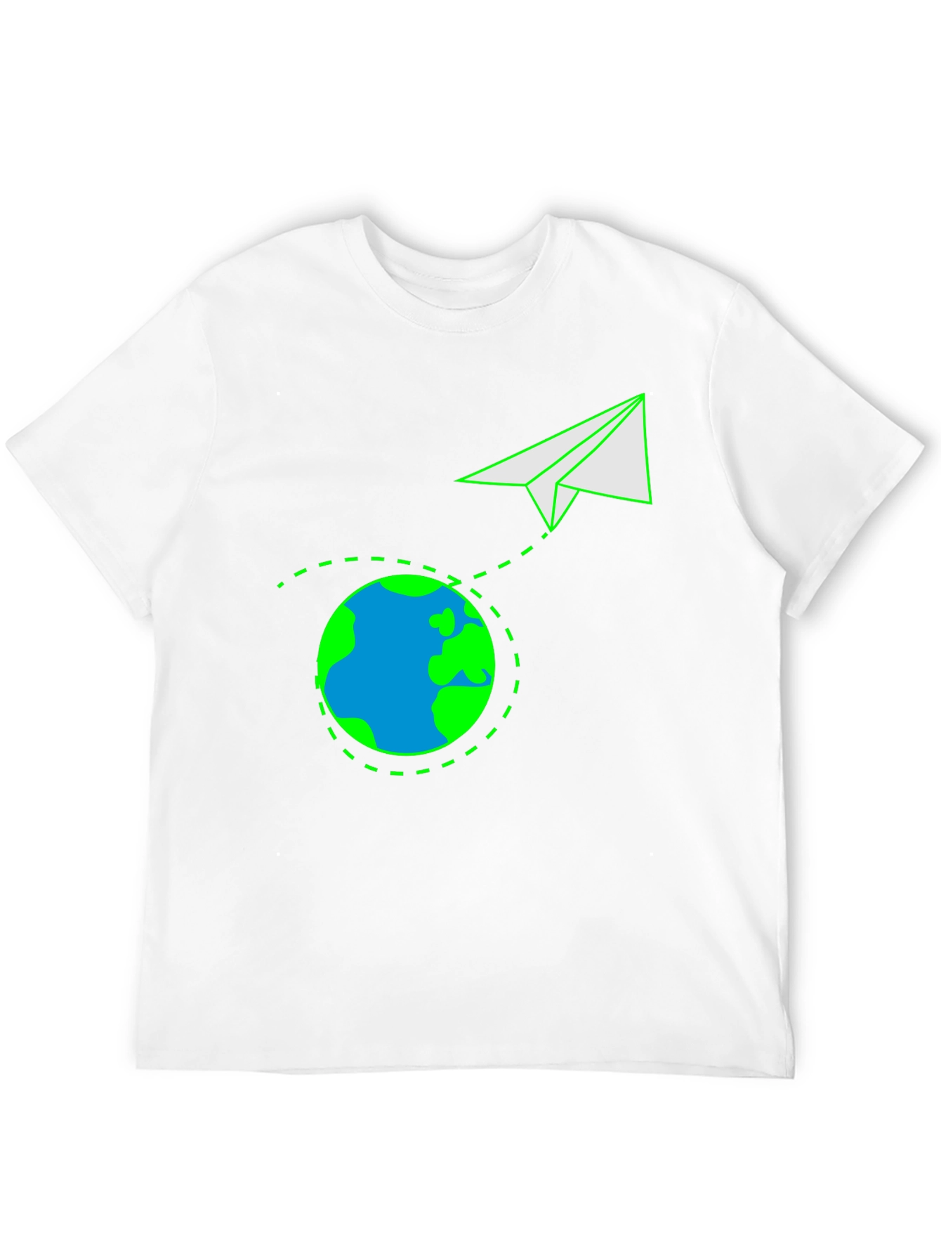 Around the World Paper Airplane T-Shirt