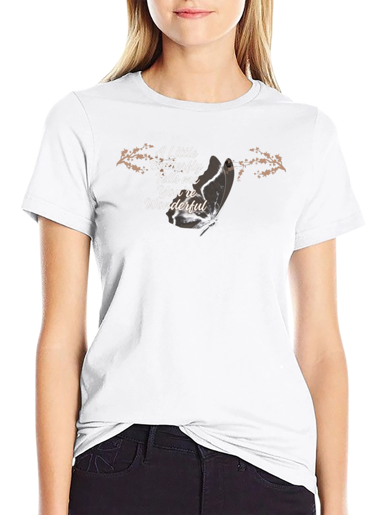 Butterfly Tells Me Youre Wonderful T-Shirt
