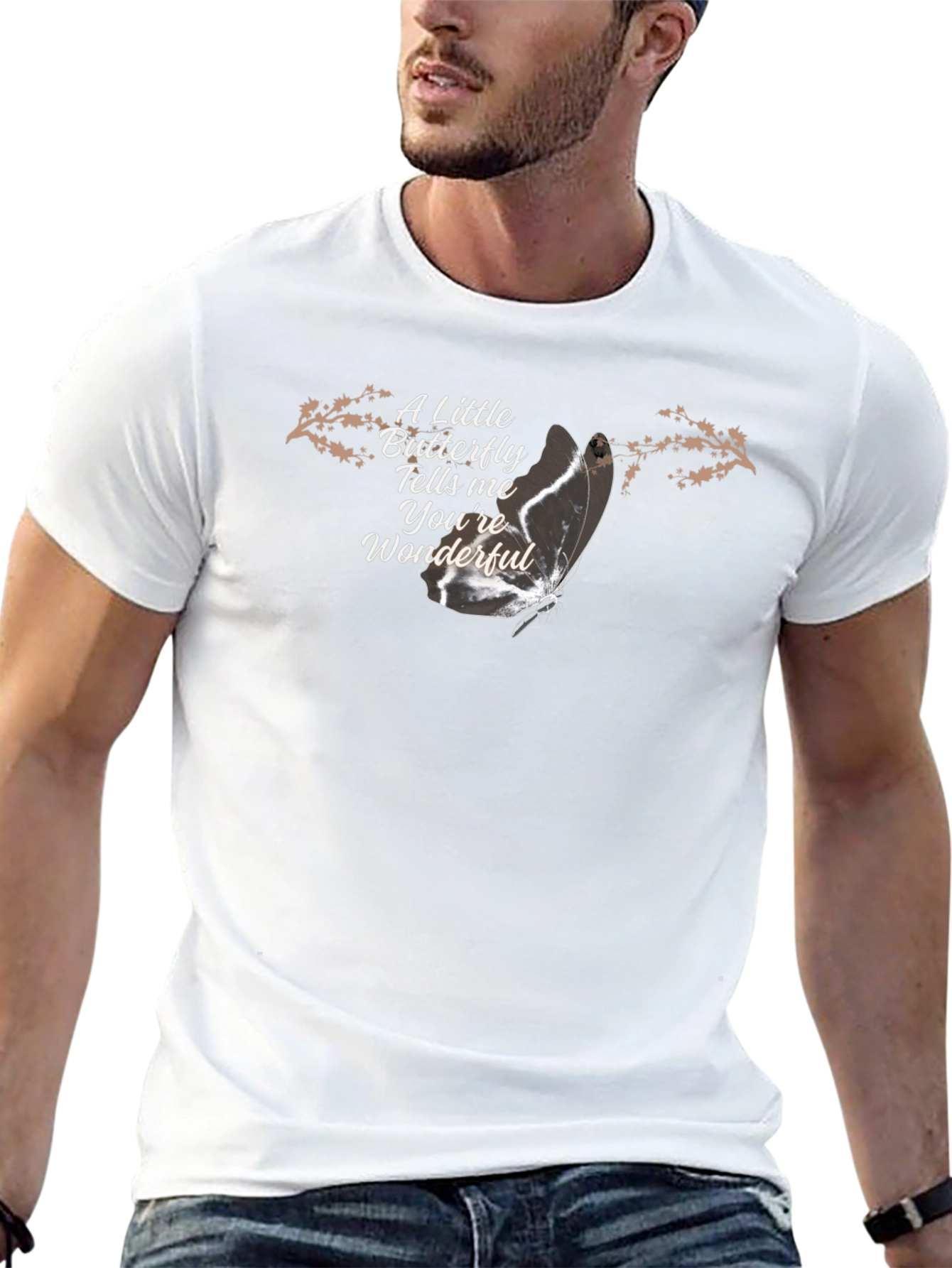 Butterfly Tells Me Youre Wonderful T-Shirt