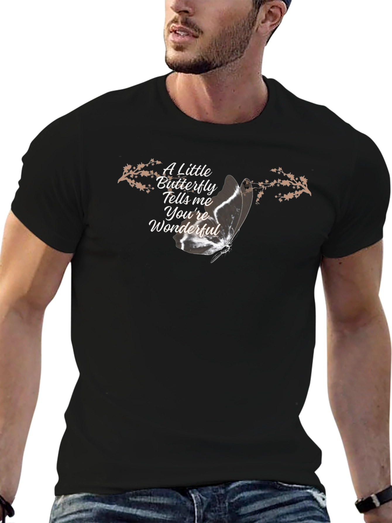 Butterfly Tells Me Youre Wonderful T-Shirt