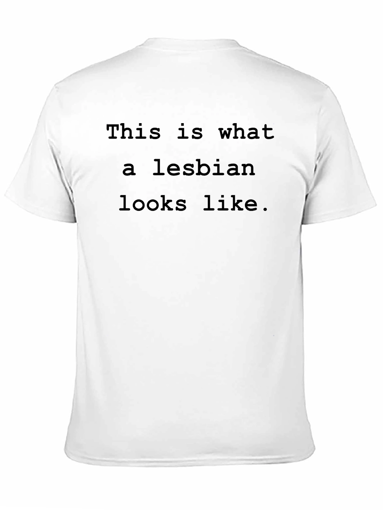 This is What a Lesbian Looks Like Black T-Shirt