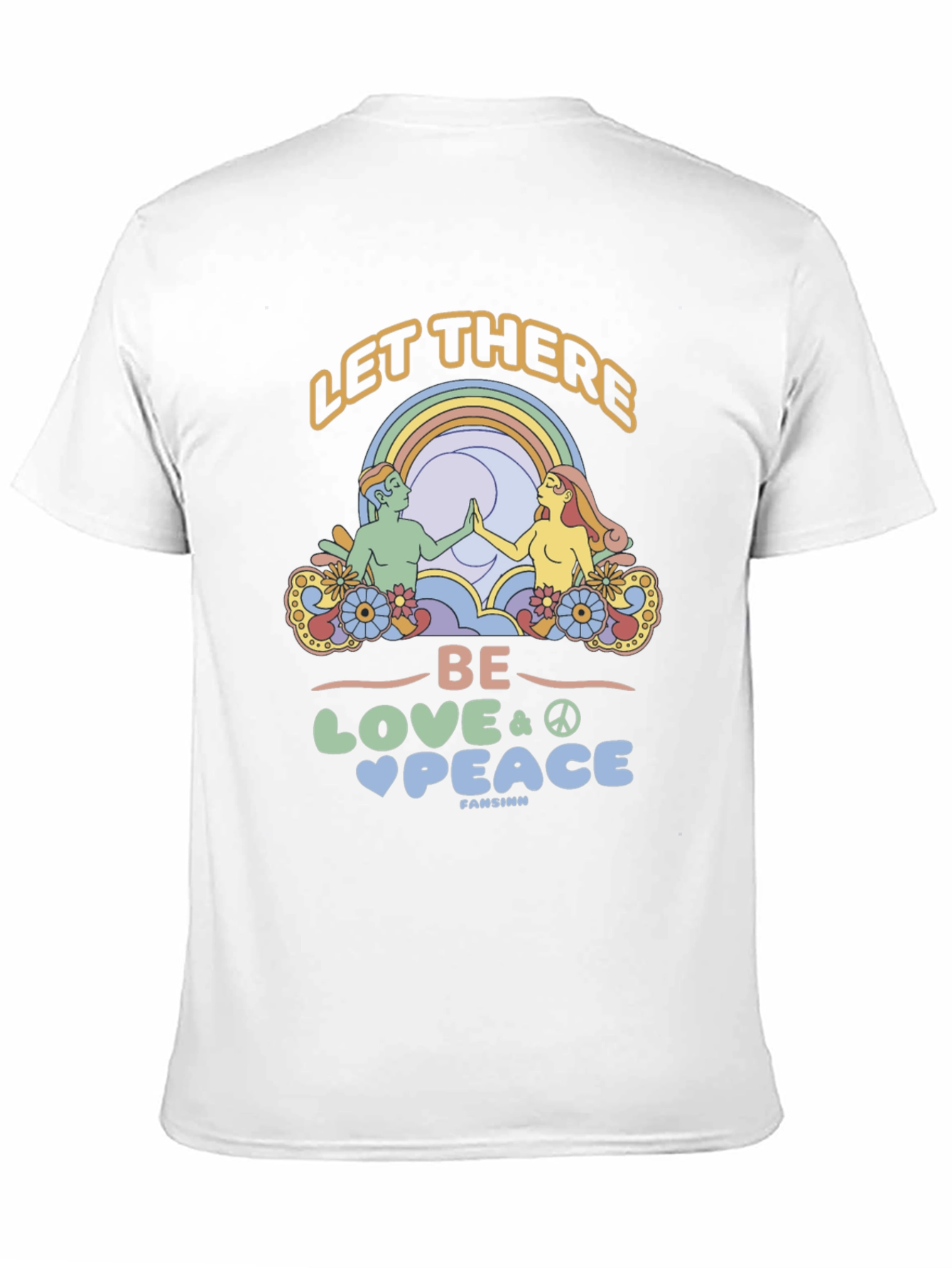 Retro Let There Be Love Graphic Tee