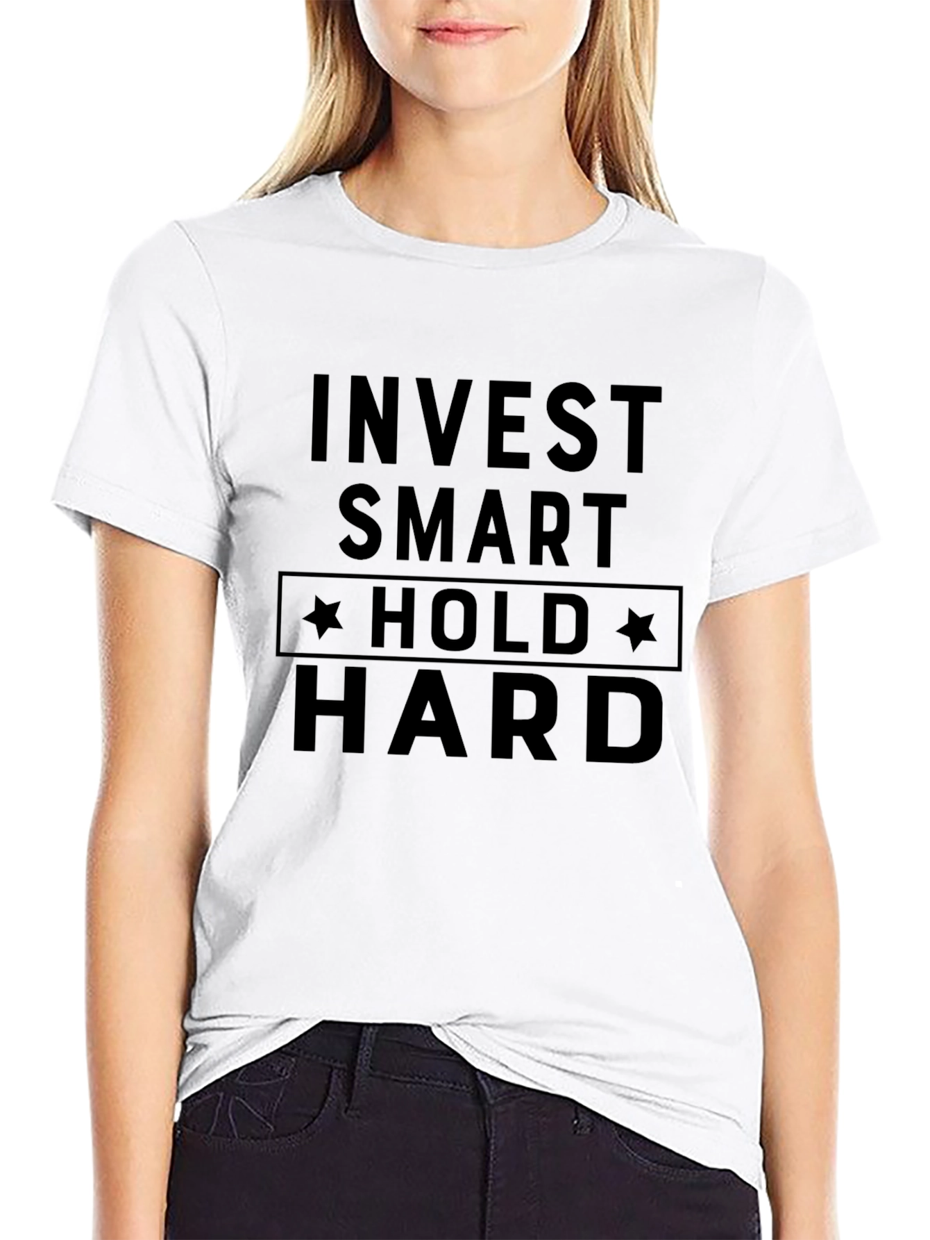 Invest Smart Hold Hard Graphic Tee