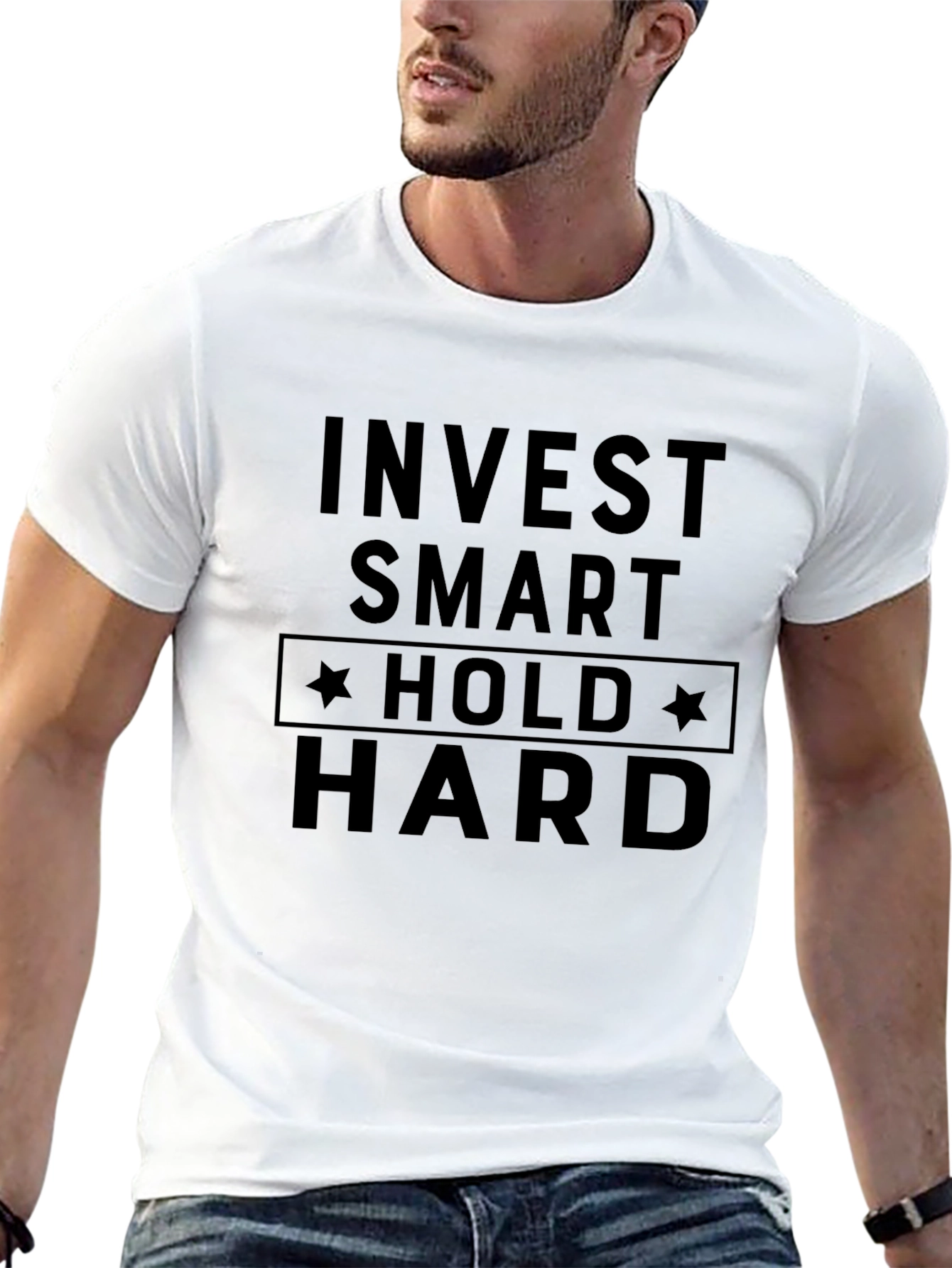 Invest Smart Hold Hard Graphic Tee