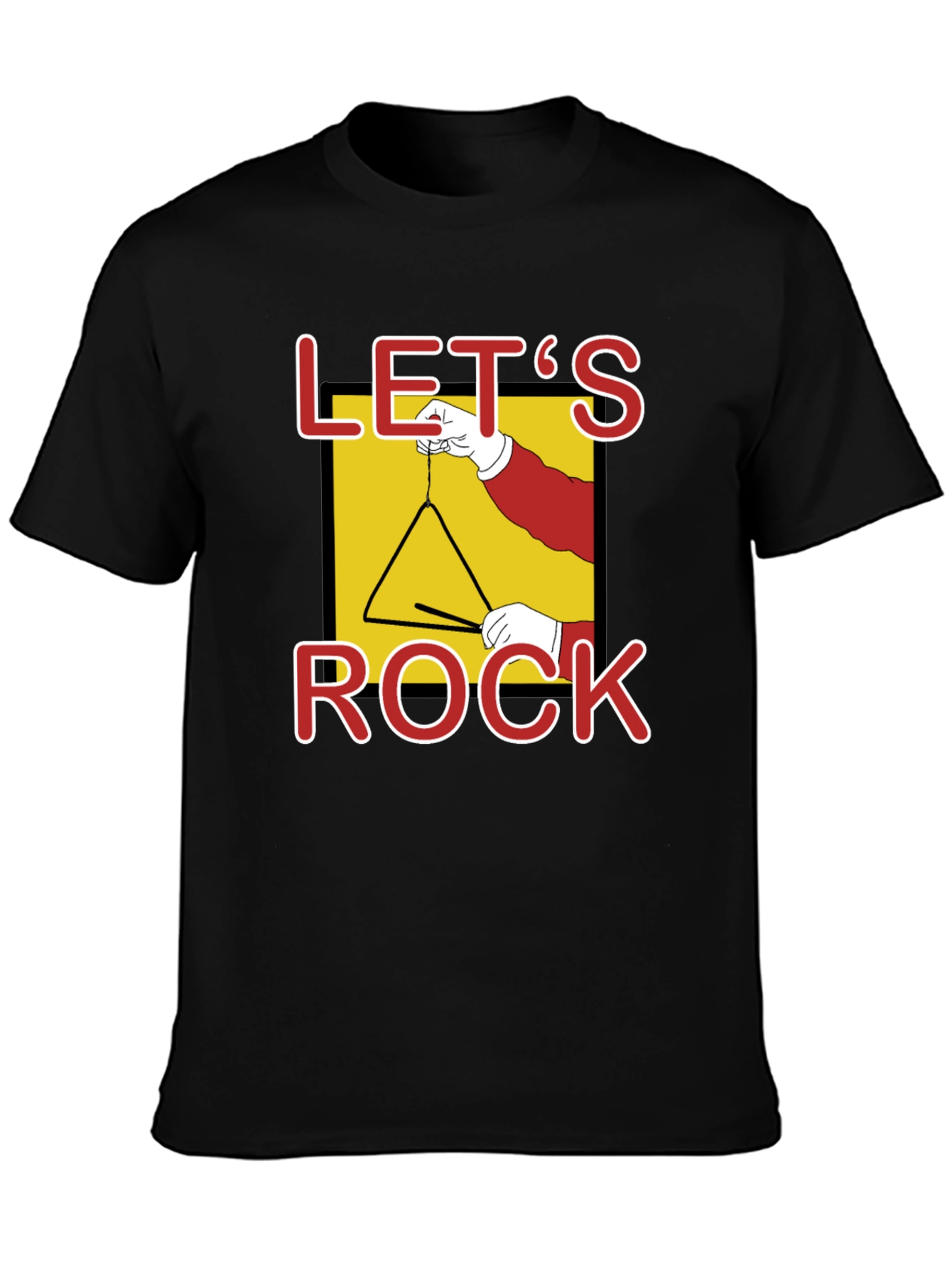 Lets Rock Triangle Music T-Shirt