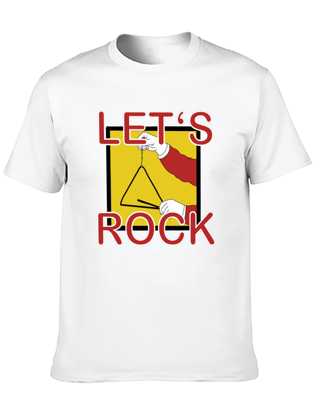 Lets Rock Triangle Music T-Shirt