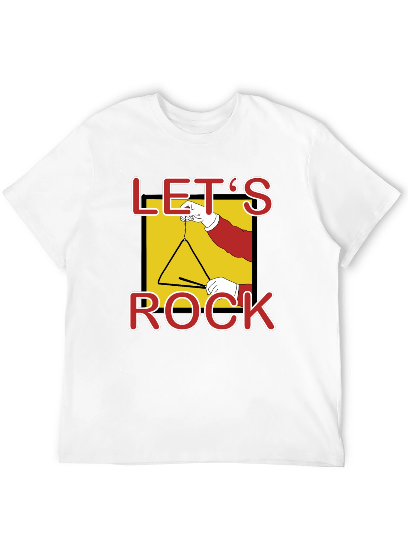 Lets Rock Triangle Music T-Shirt