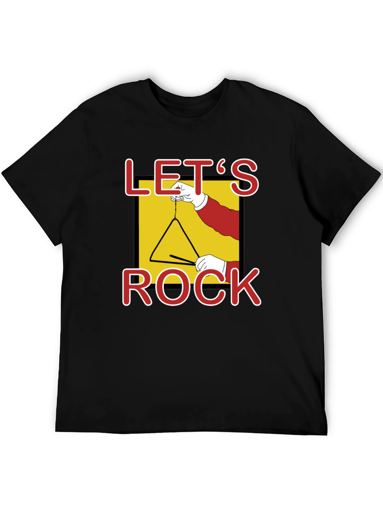Lets Rock Triangle Music T-Shirt