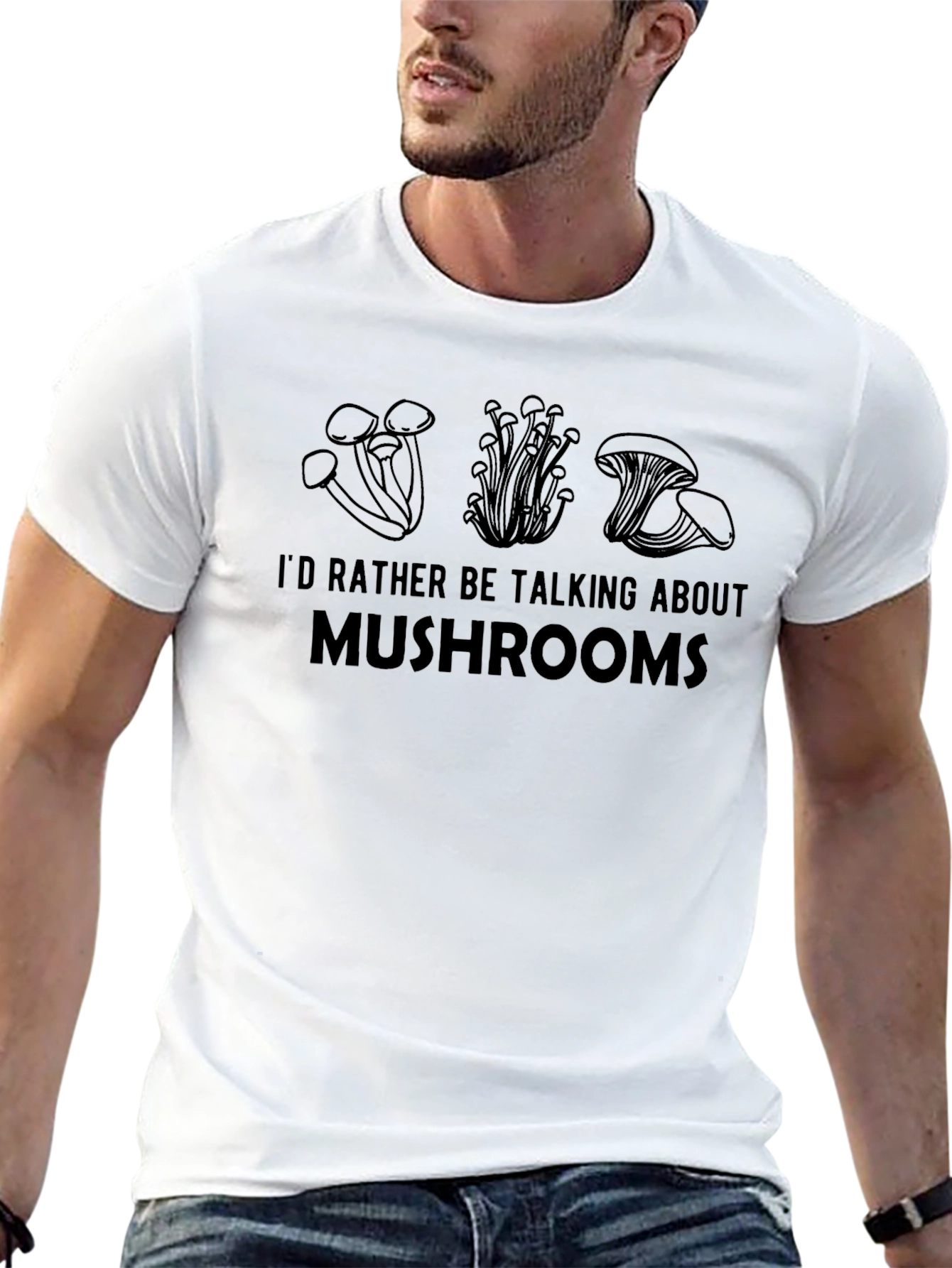 Mushroom Lover Graphic T-Shirt