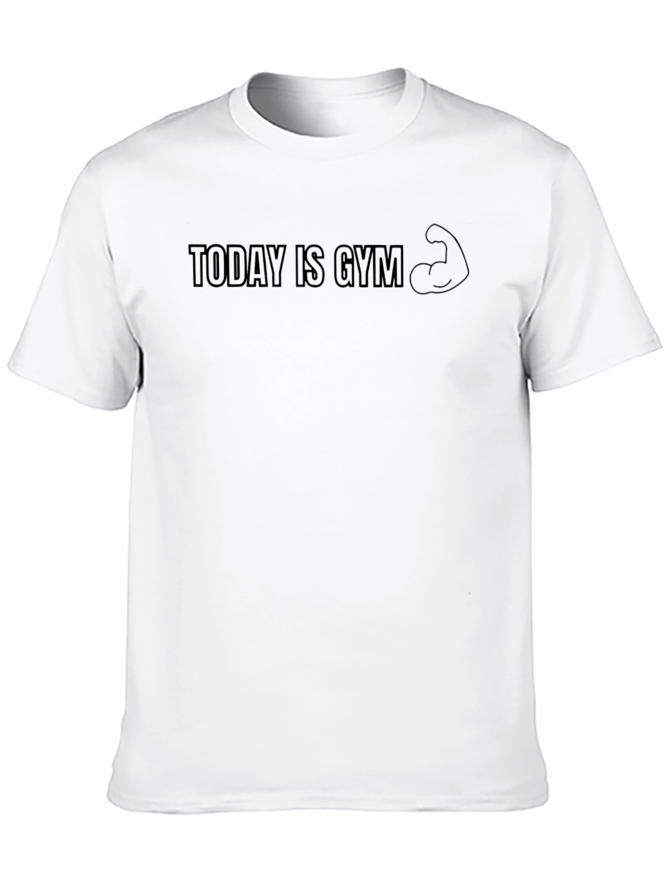 Today is Gym Black T-Shirt