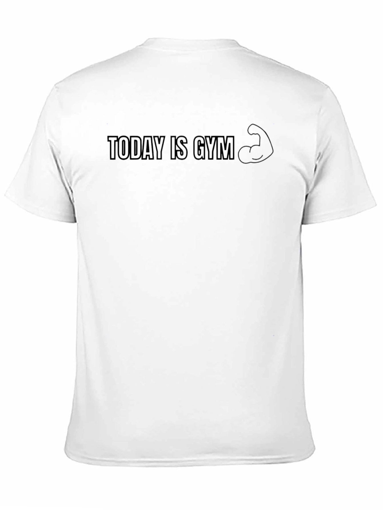 Today is Gym Black T-Shirt