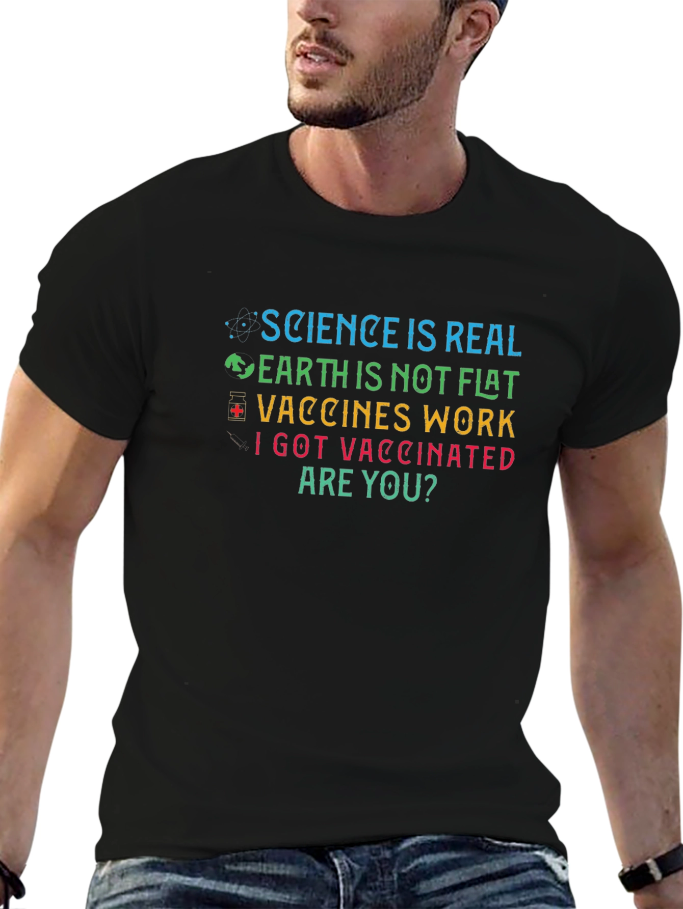 Science is Real Graphic T-Shirt