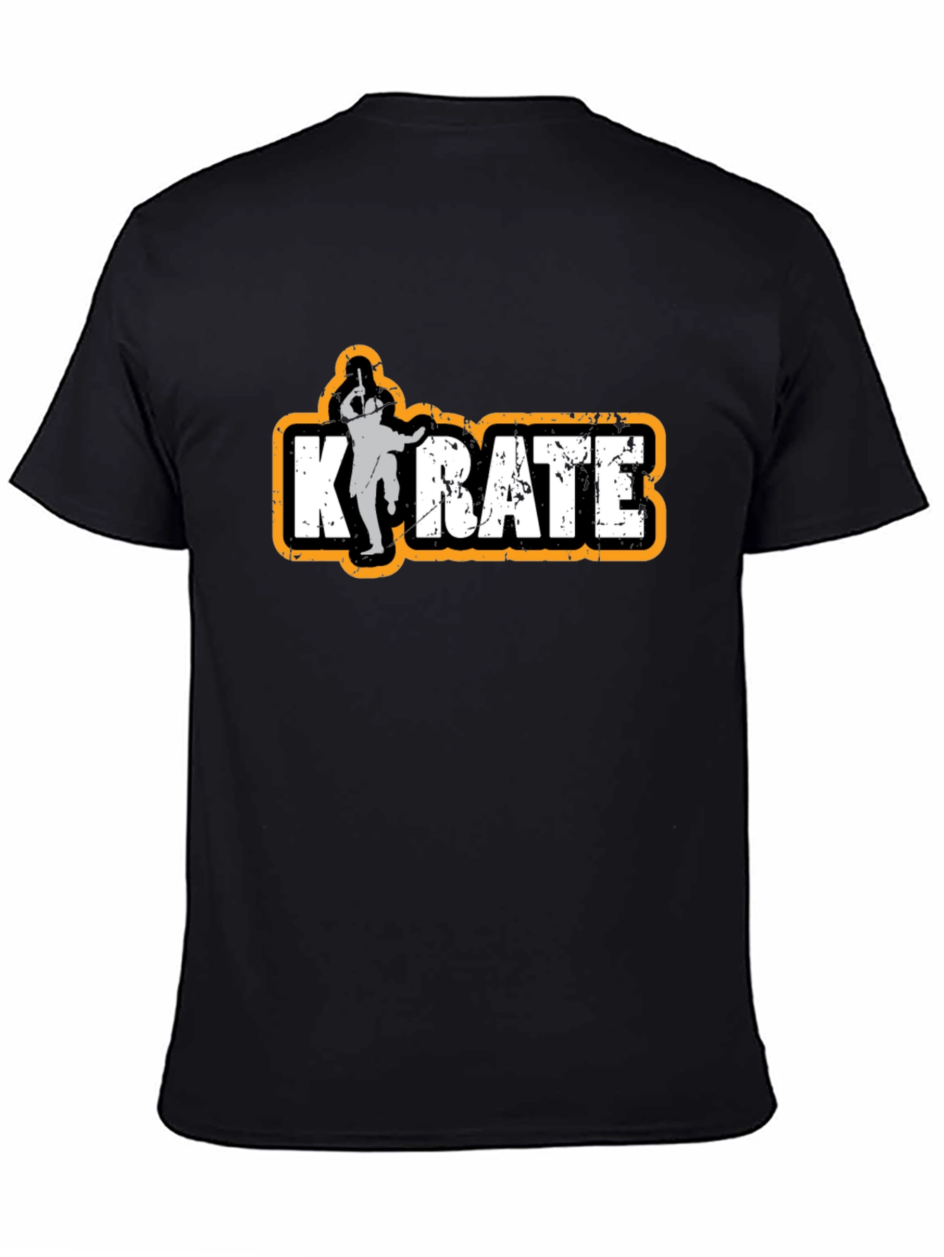 Karate Graphic Black T-Shirt Martial Arts