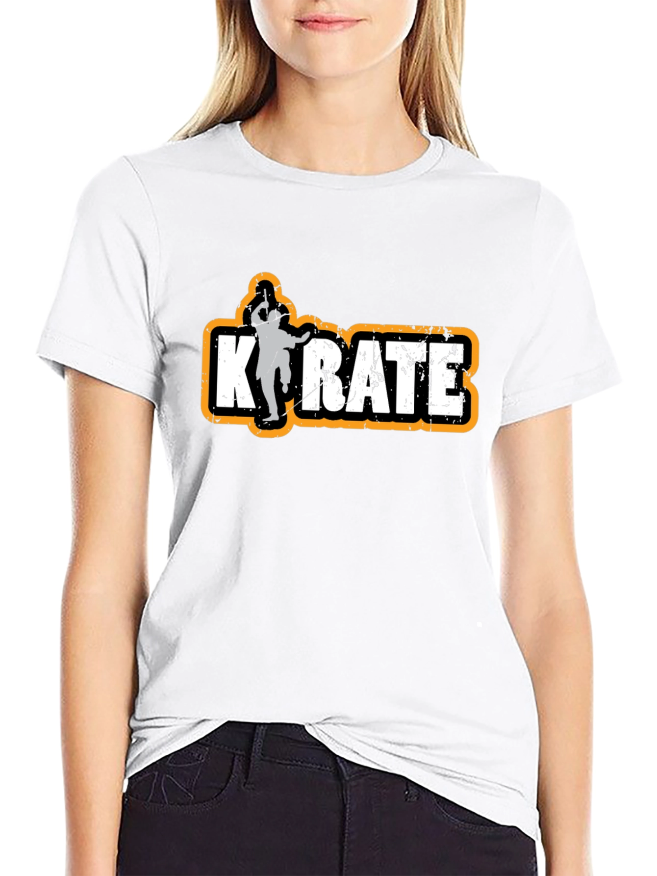Karate Graphic Black T-Shirt Martial Arts