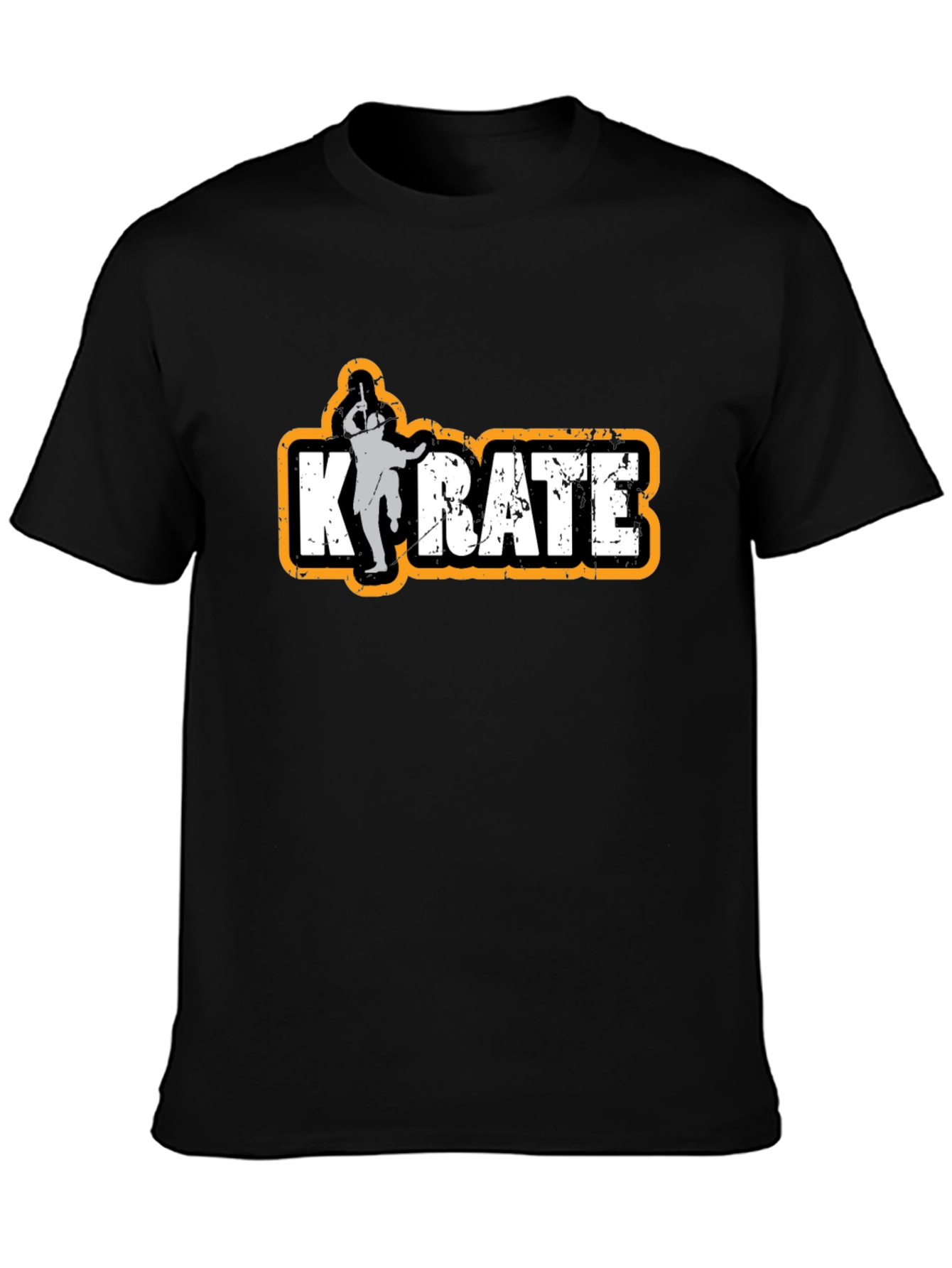 Karate Graphic Black T-Shirt Martial Arts