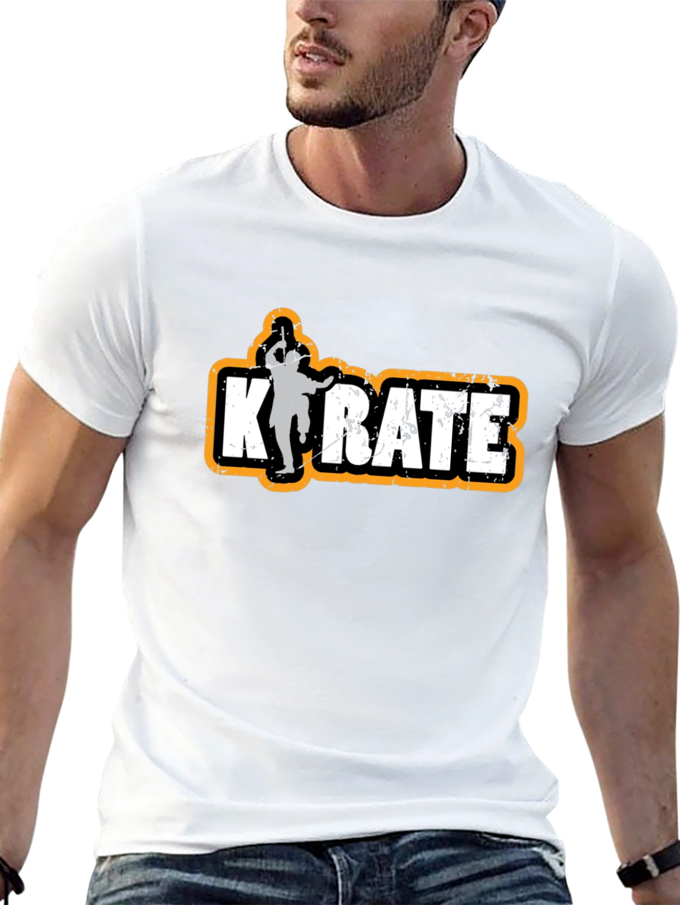 Karate Graphic Black T-Shirt Martial Arts