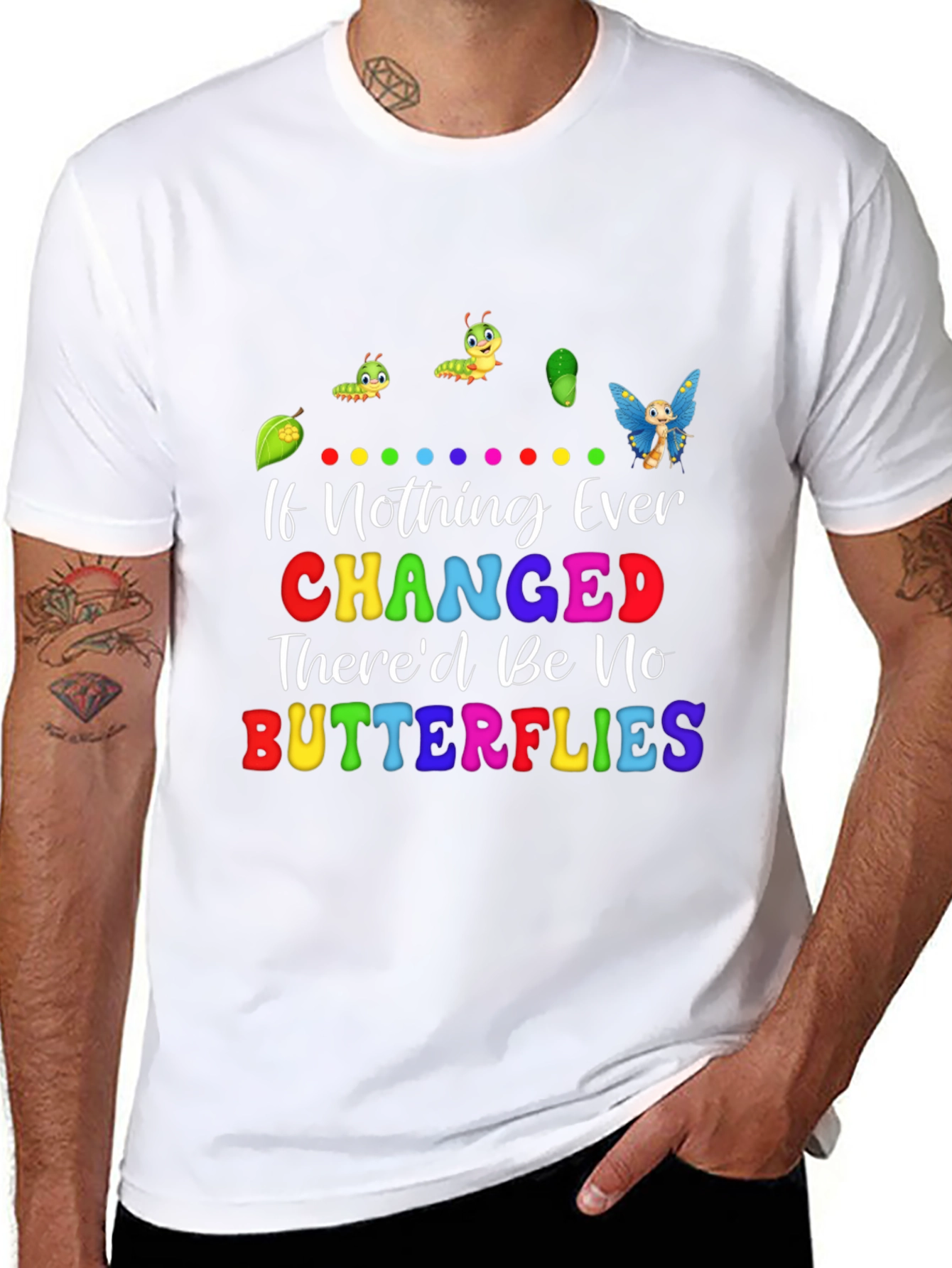 Butterfly Change T-Shirt - Motivational Tee