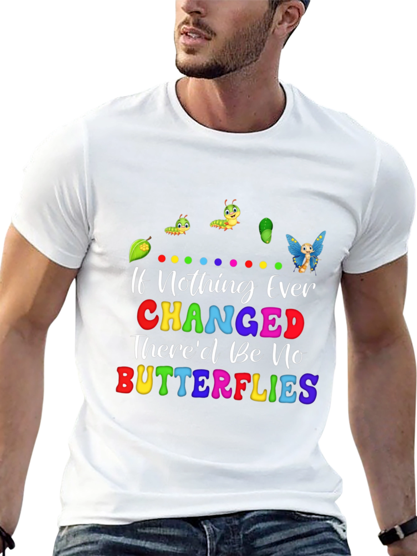 Butterfly Change T-Shirt - Motivational Tee