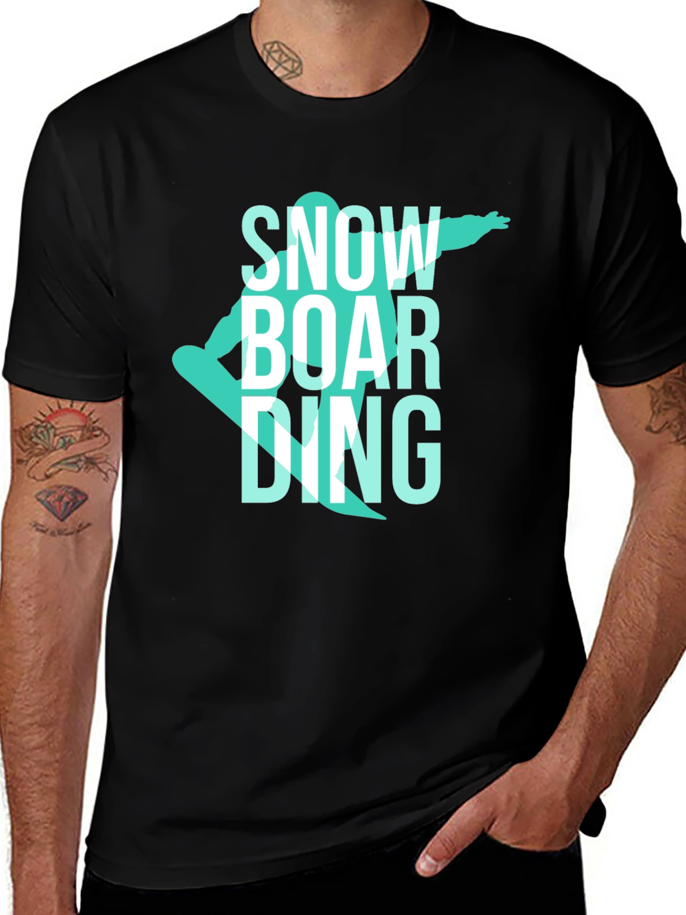 Snowboarding Graphic T-Shirt