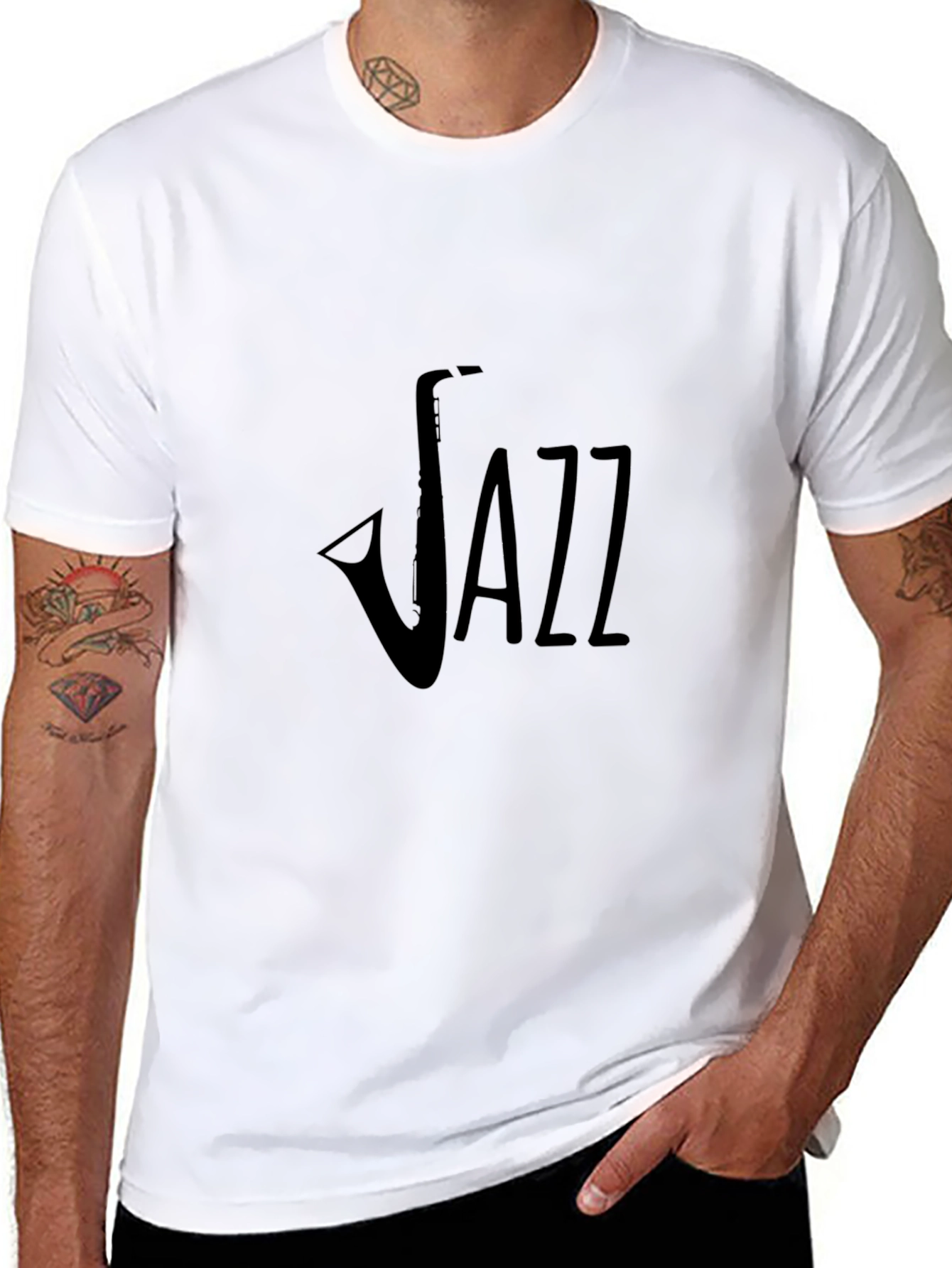 Jazz Saxophone T-Shirt - Cool Music Tee