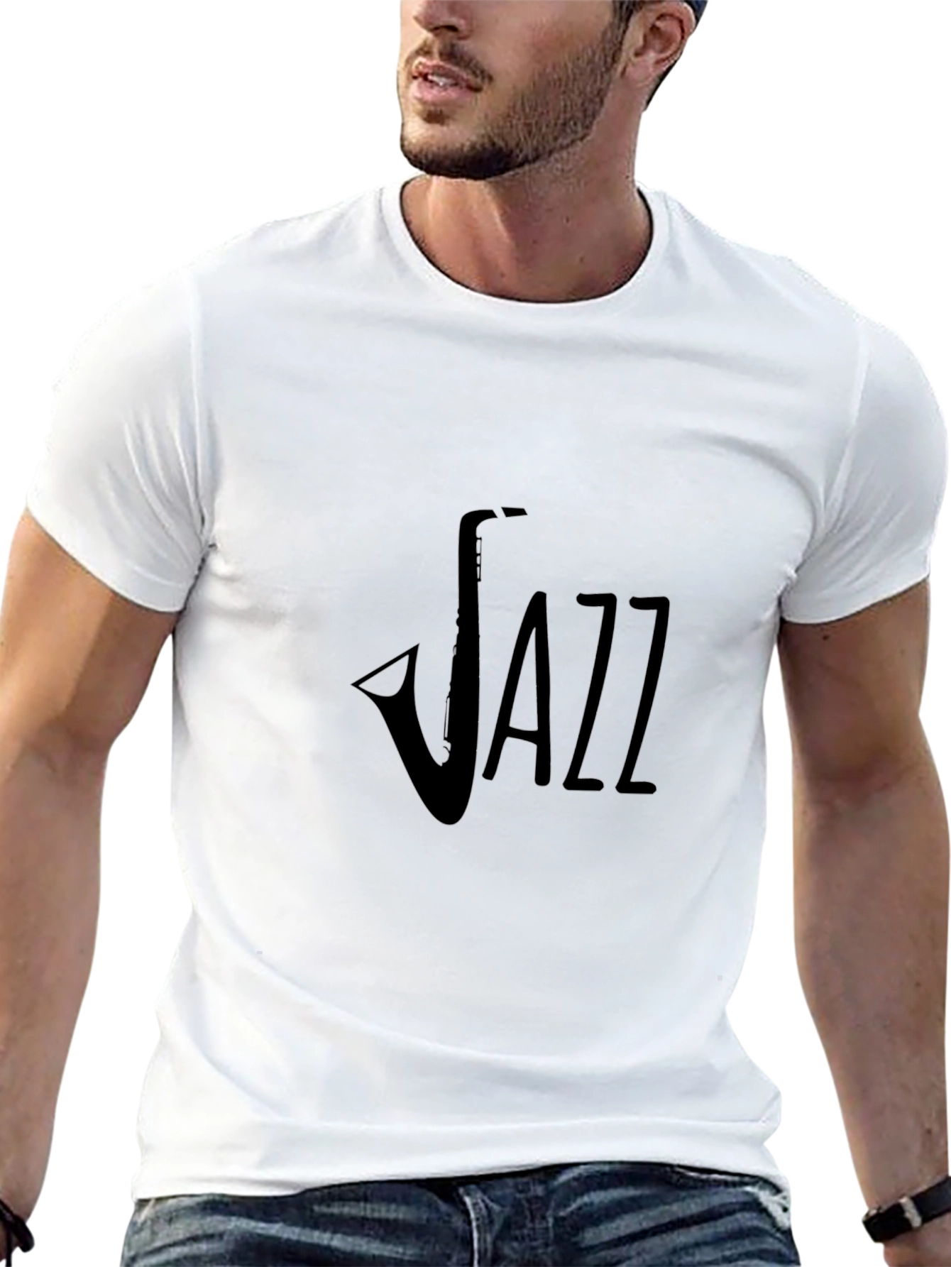 Jazz Saxophone T-Shirt - Cool Music Tee