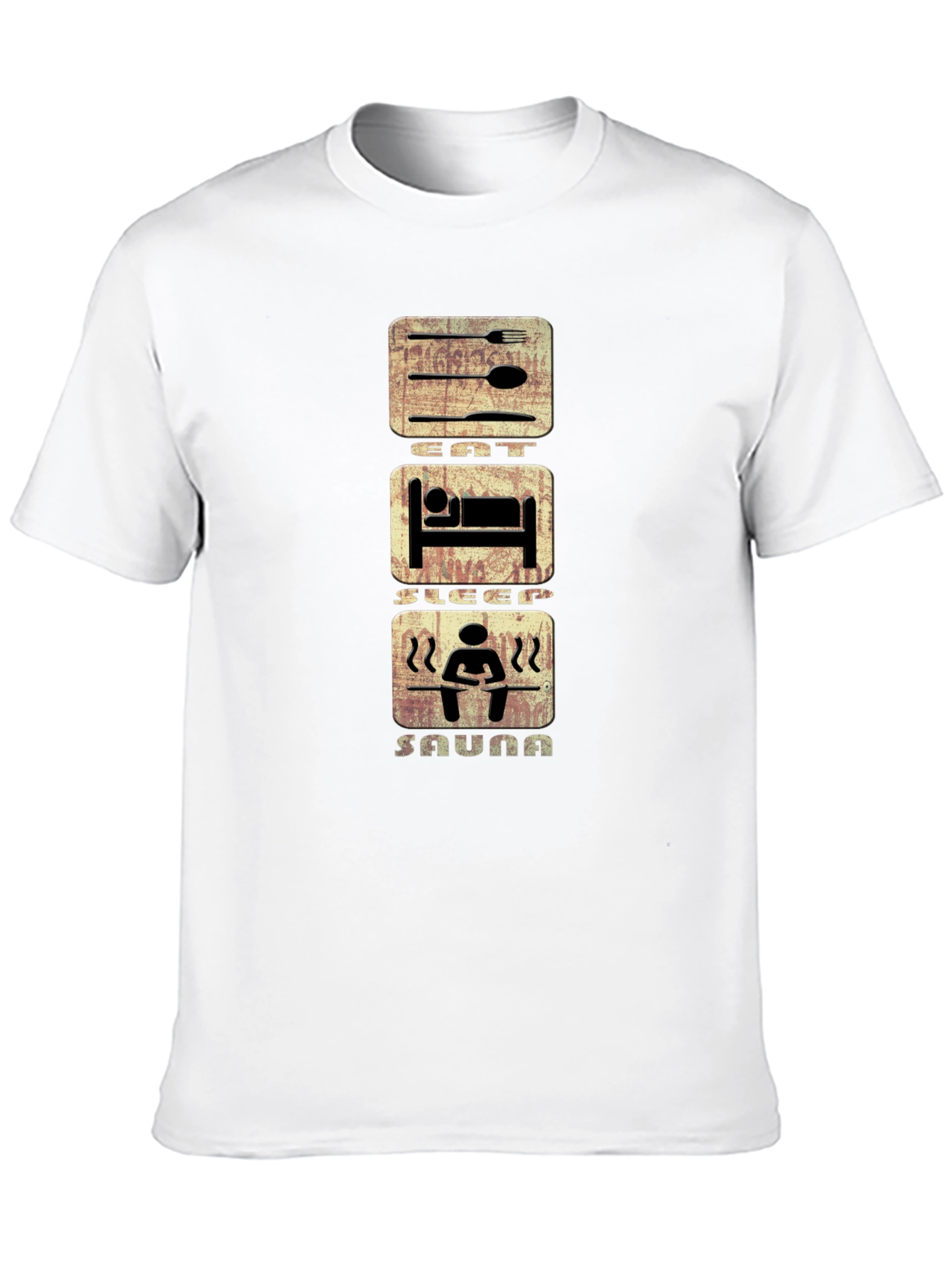 Eat Sleep Sauna Graphic Tee