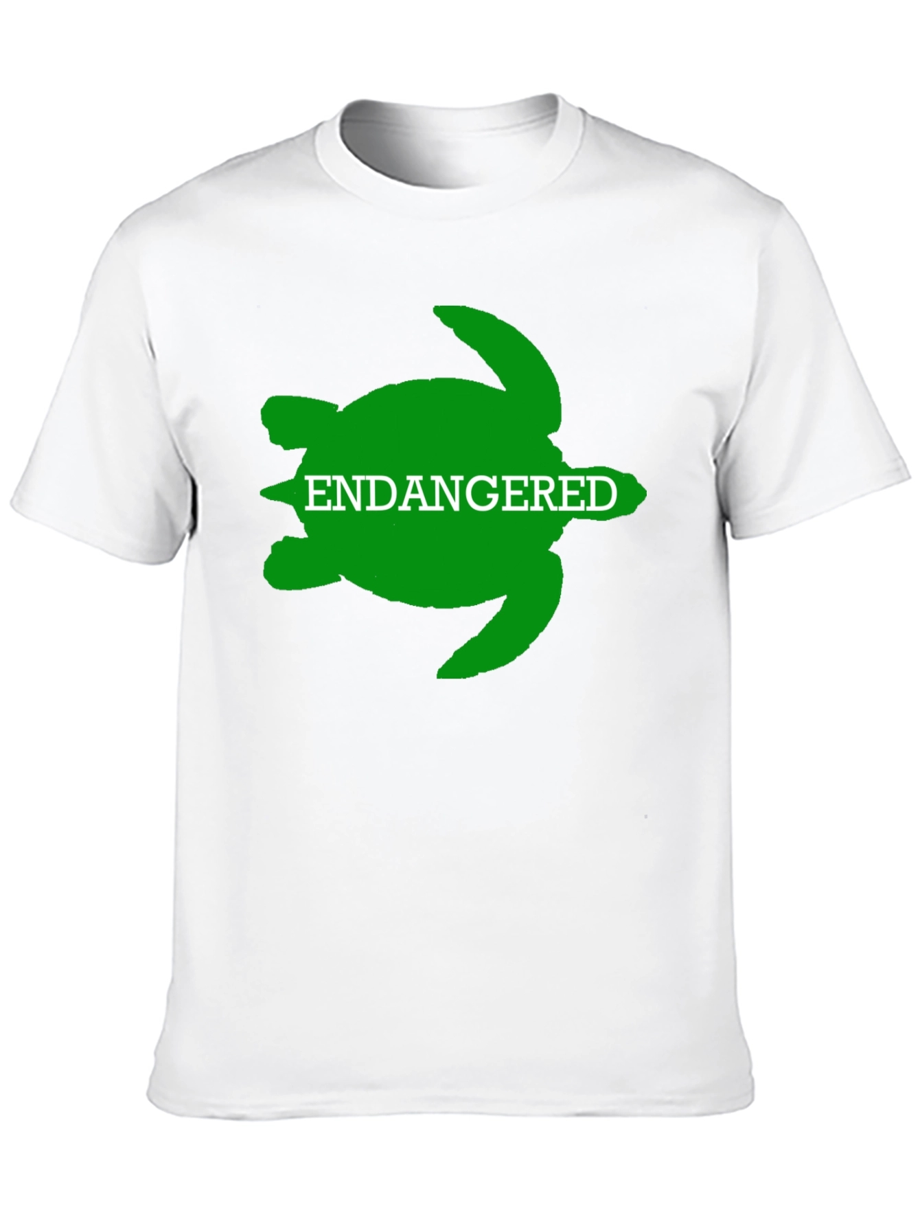 Endangered Turtle Graphic Tee - Black