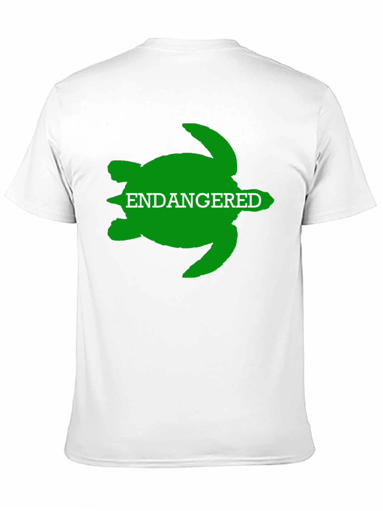 Endangered Turtle Graphic Tee - Black
