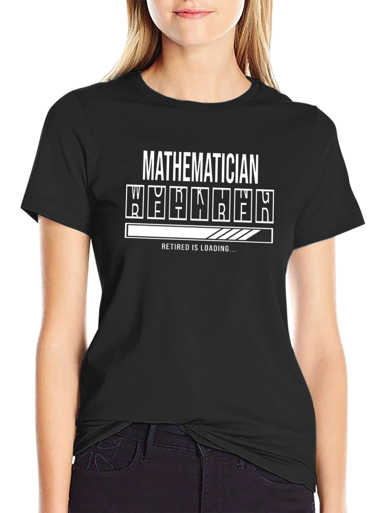 Mathematician Retired Loading Funny T-Shirt