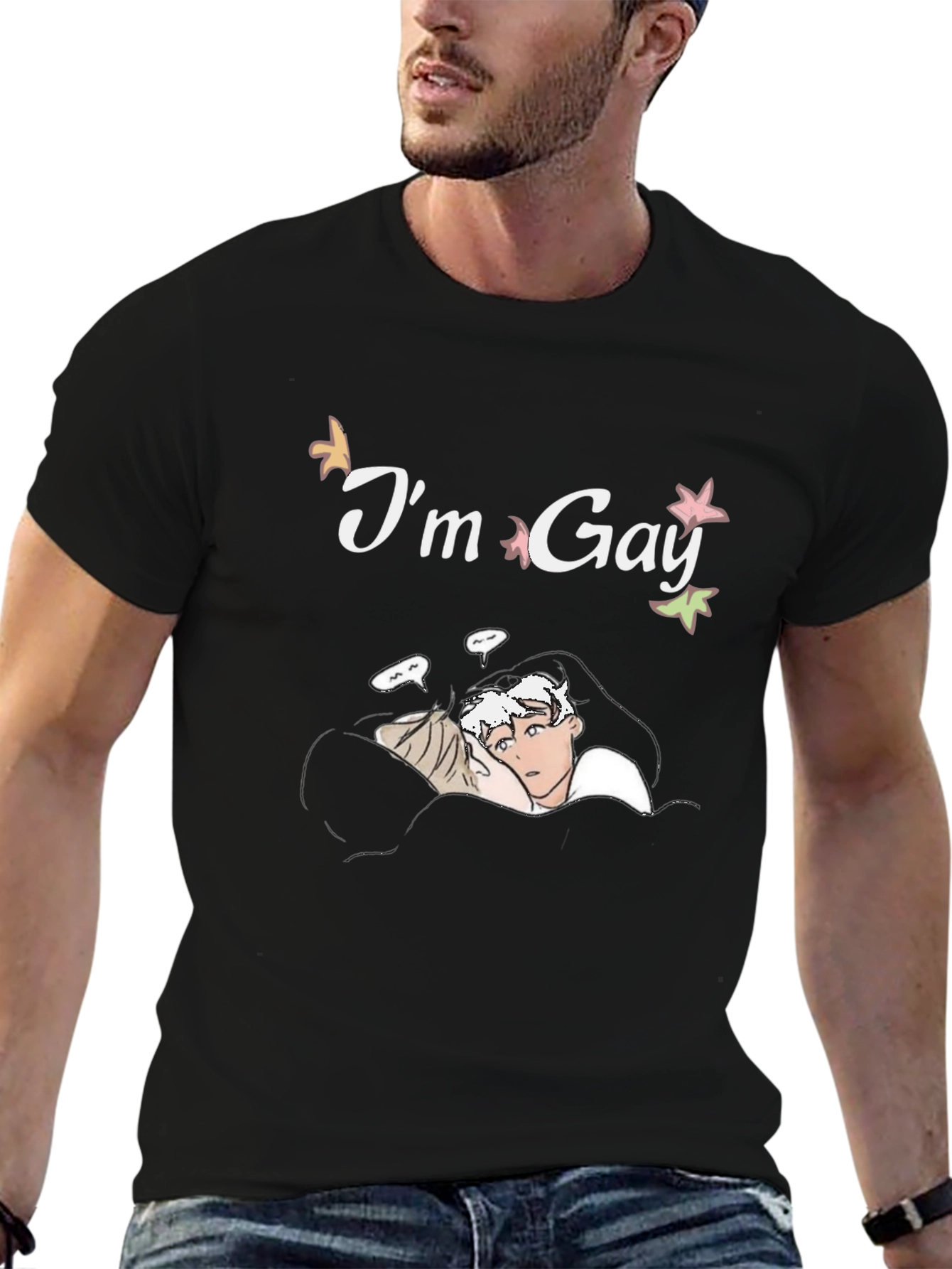 Im Gay T-Shirt - Black Cotton Blend