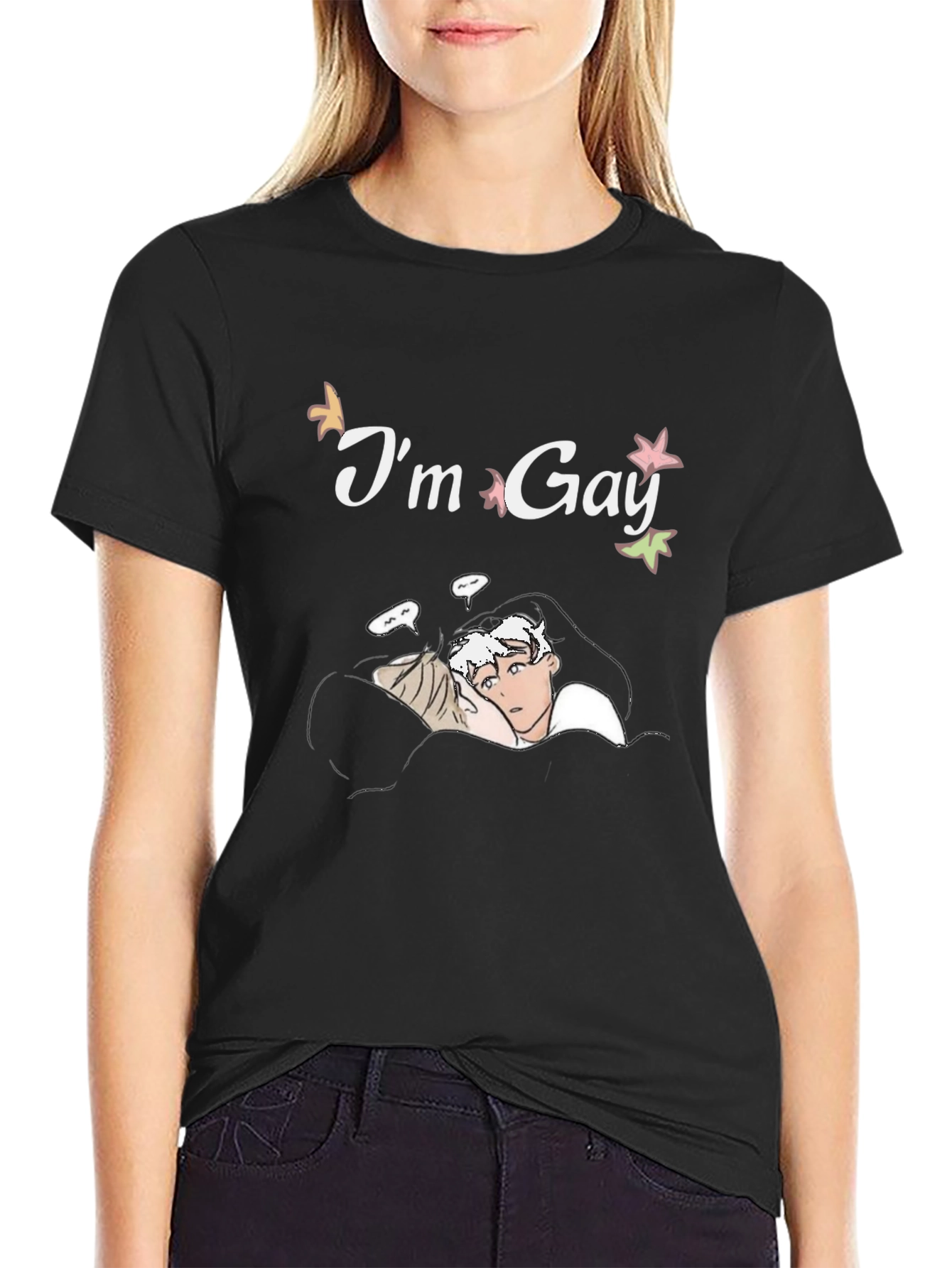 Im Gay T-Shirt - Black Cotton Blend
