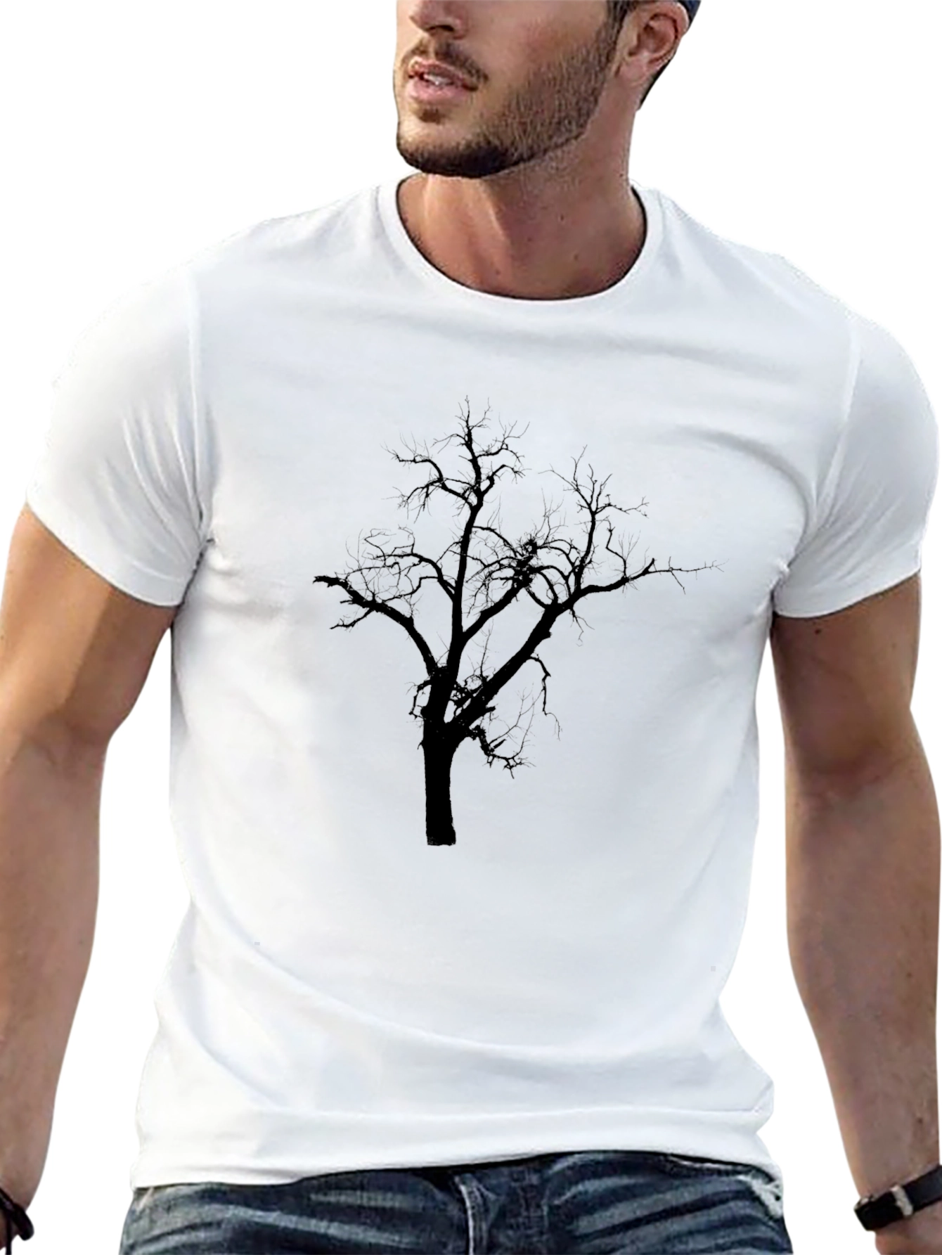 Black Tree Graphic T-Shirt