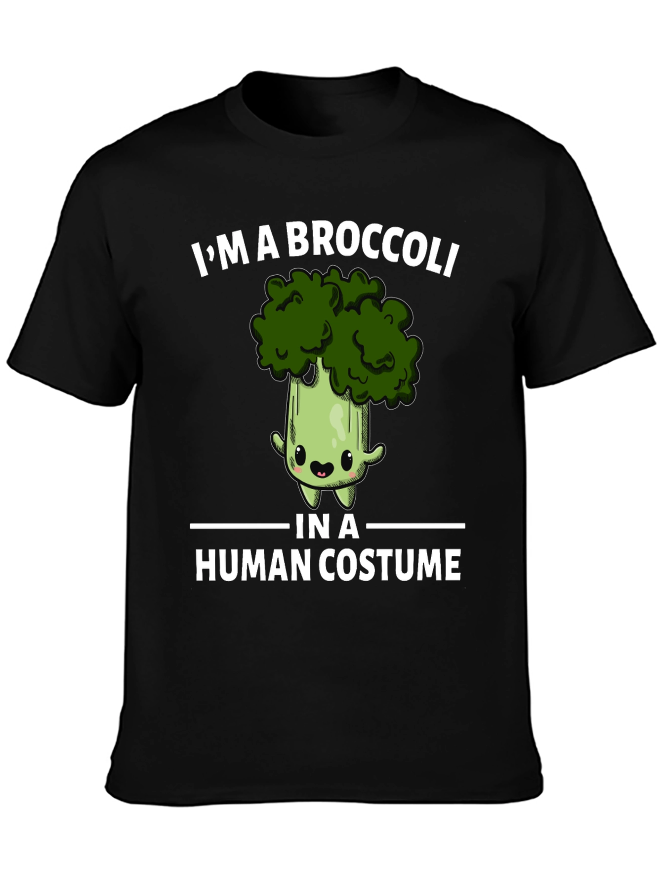 Broccoli in Human Costume Graphic Tee