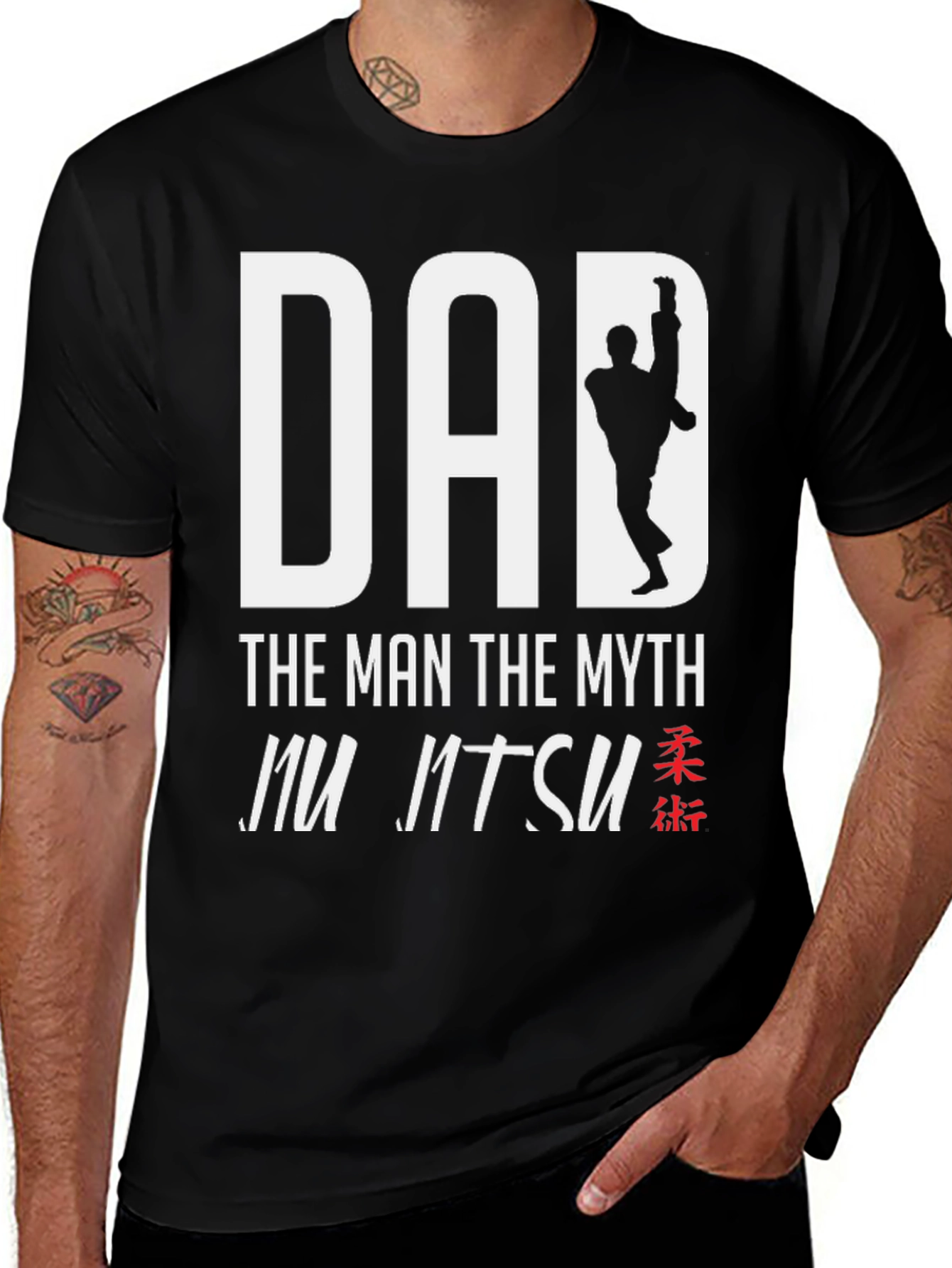 Dad Jiu Jitsu T-Shirt - Man Myth Legend