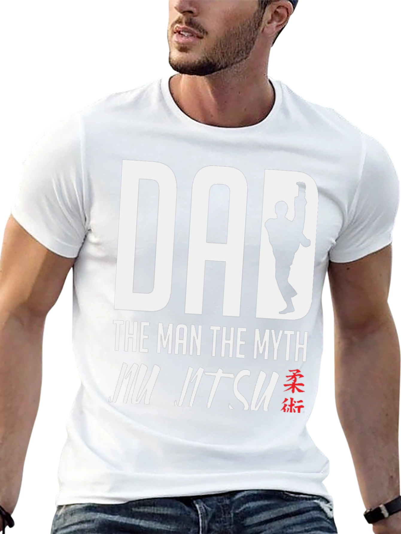 Dad Jiu Jitsu T-Shirt - Man Myth Legend