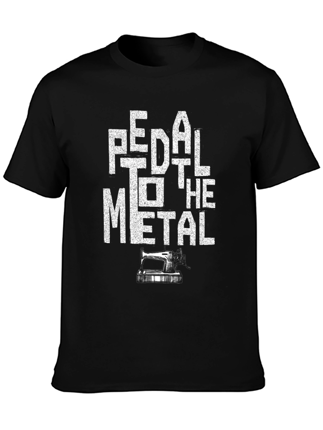 Pedal to the Metal Graphic Tee - Black Cotton
