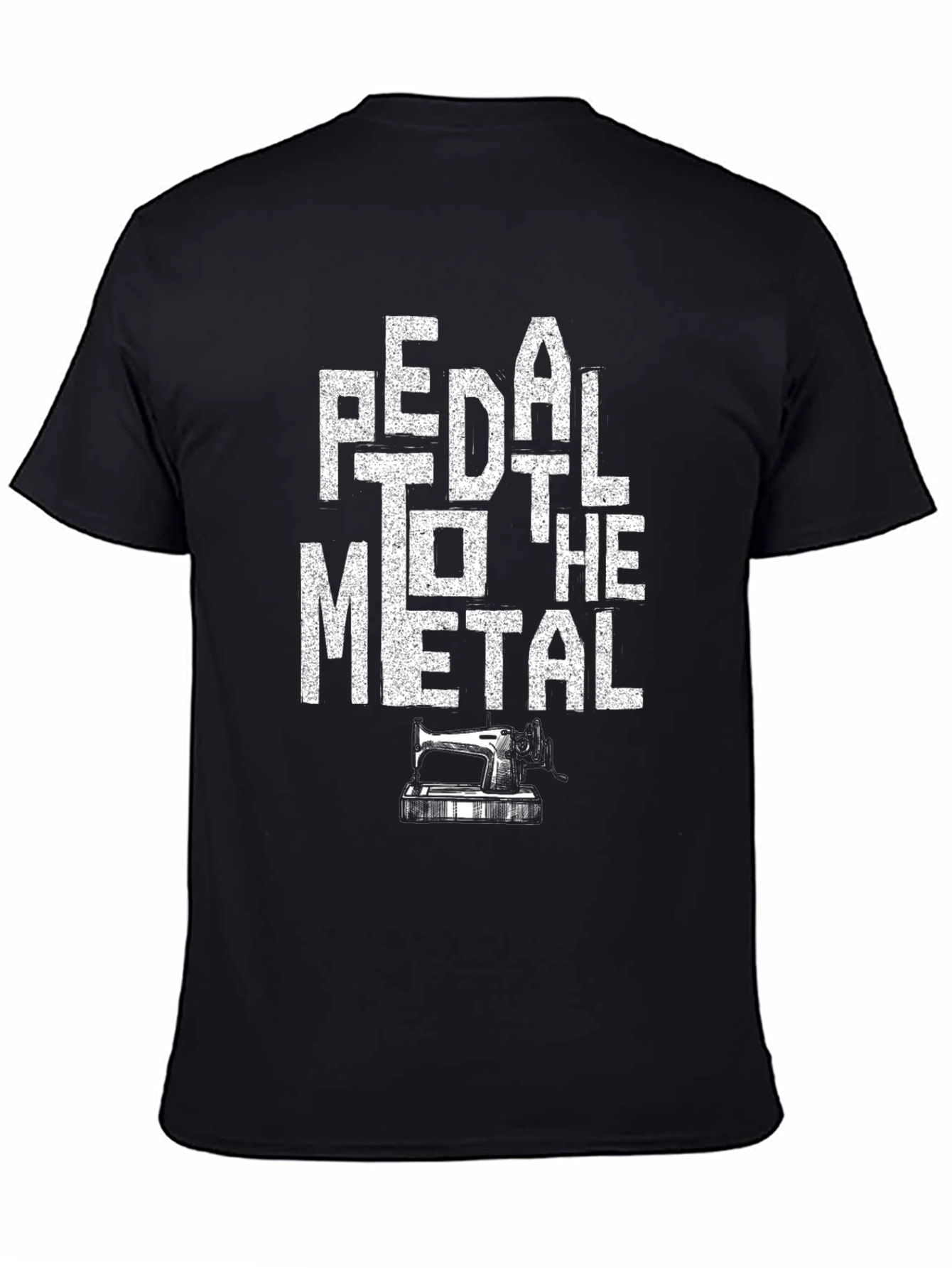 Pedal to the Metal Graphic Tee - Black Cotton