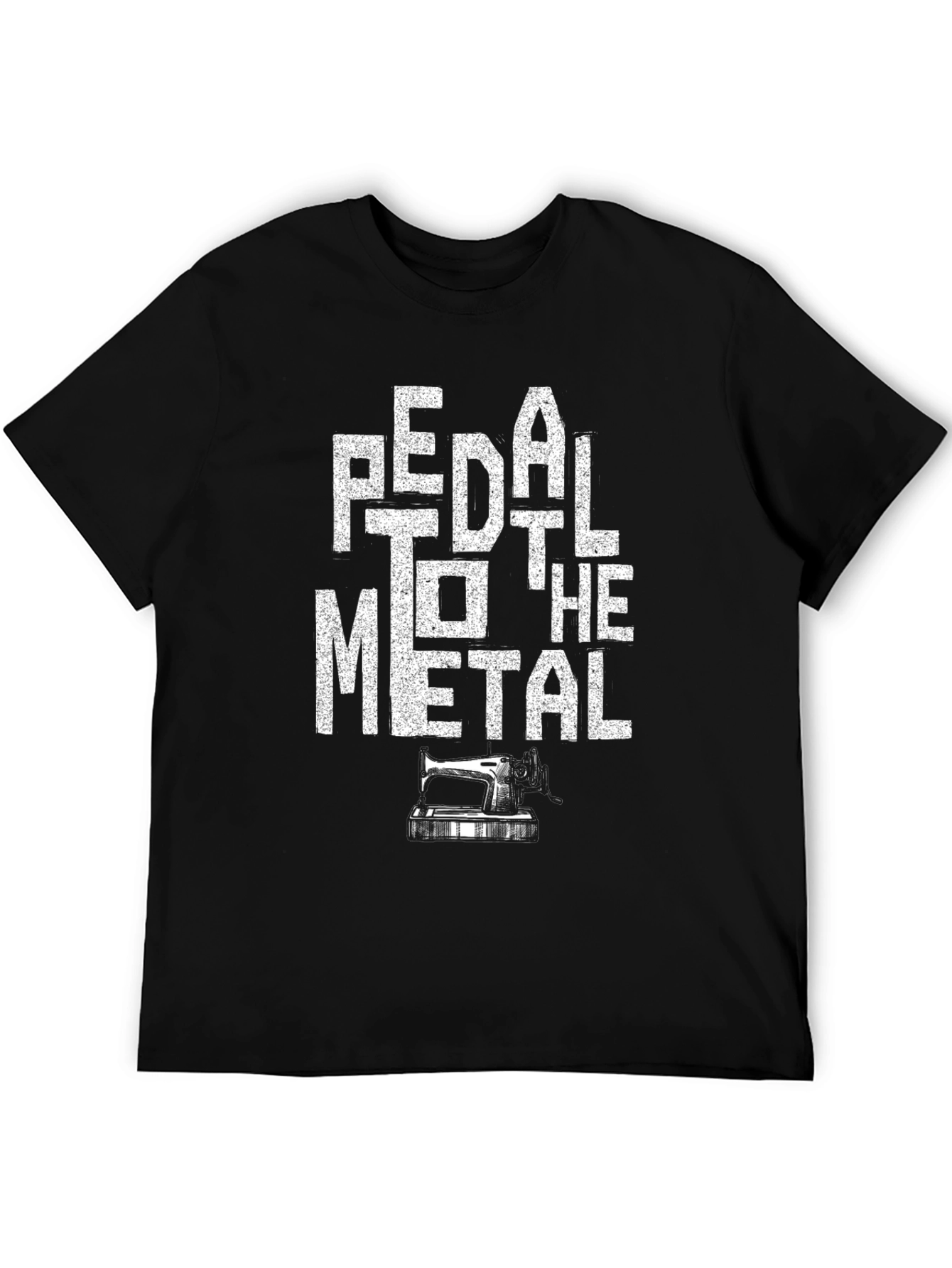 Pedal to the Metal Graphic Tee - Black Cotton